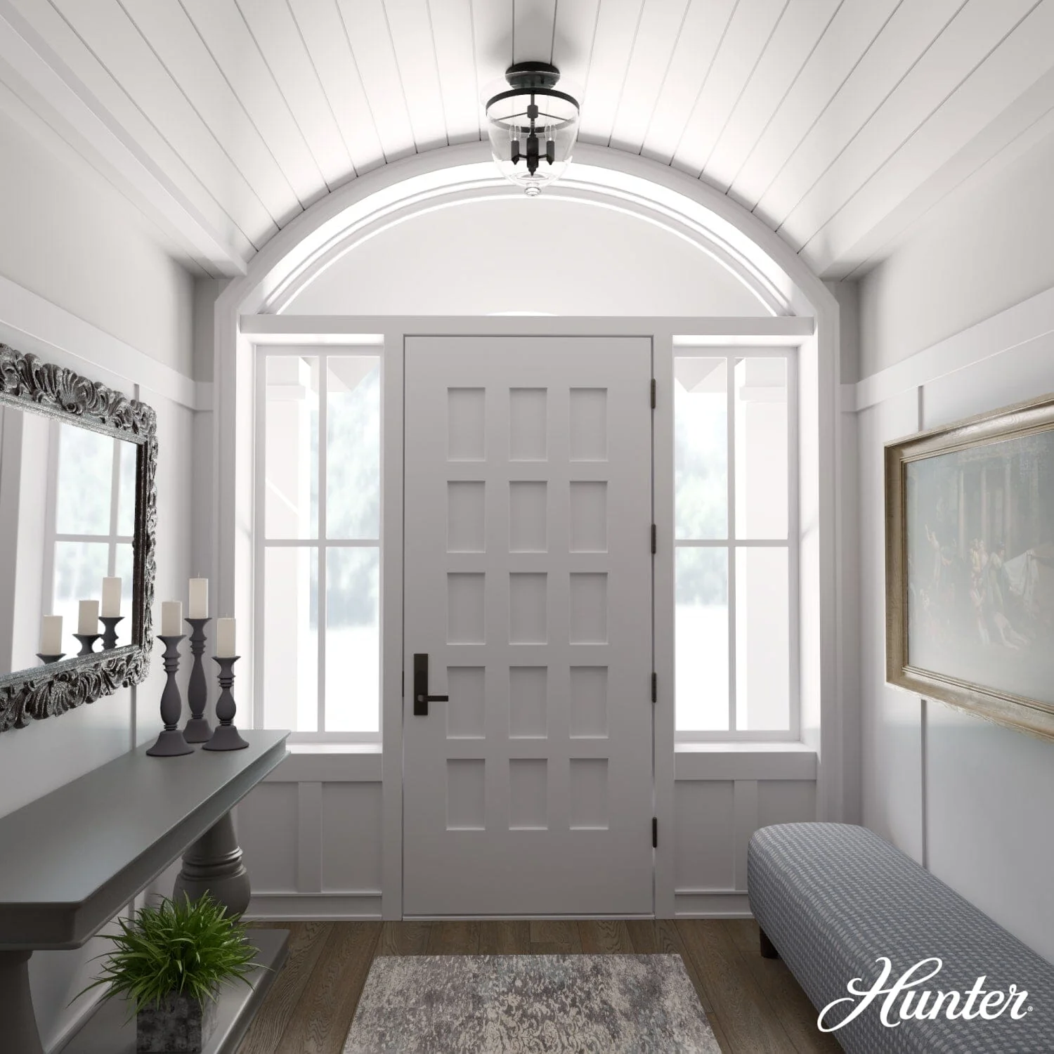 Belltown 3 Light Semi-Flush Mount 2 Belltown 3 Light Semi-Flush Mount