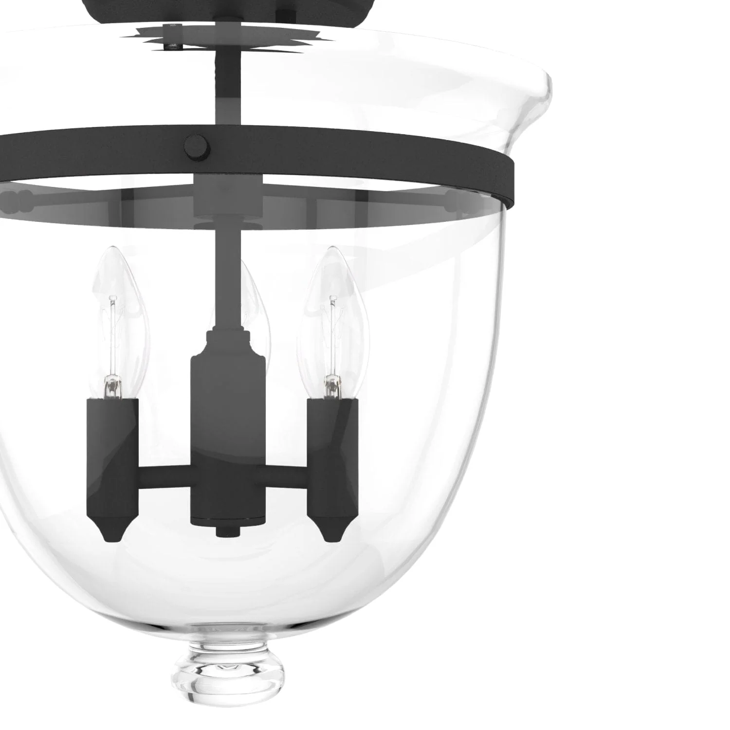 Belltown 3 Light Semi-Flush Mount 8 Belltown 3 Light Semi-Flush Mount
