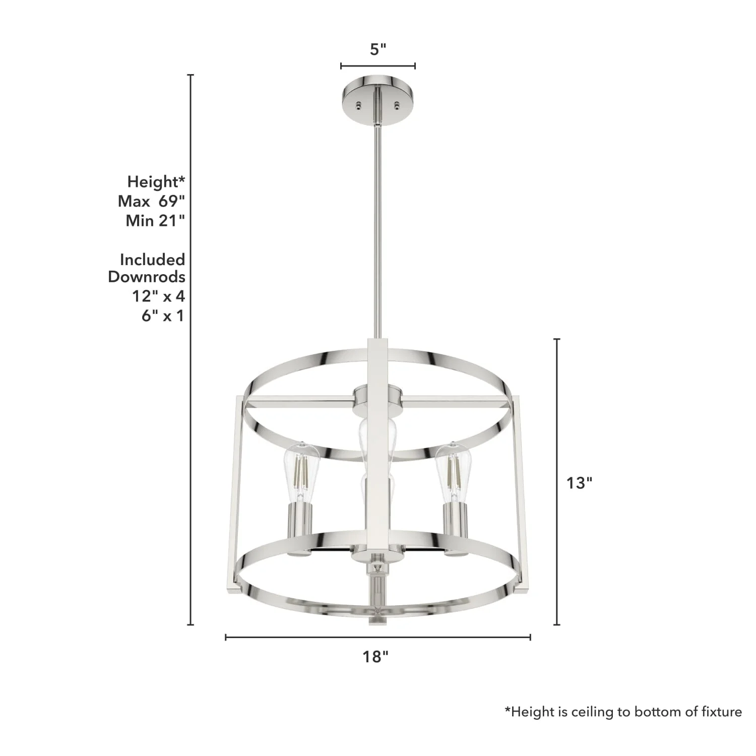 Astwood 4 Light Chandelier 18 Inch 14 Astwood 4 Light Chandelier 18 Inch