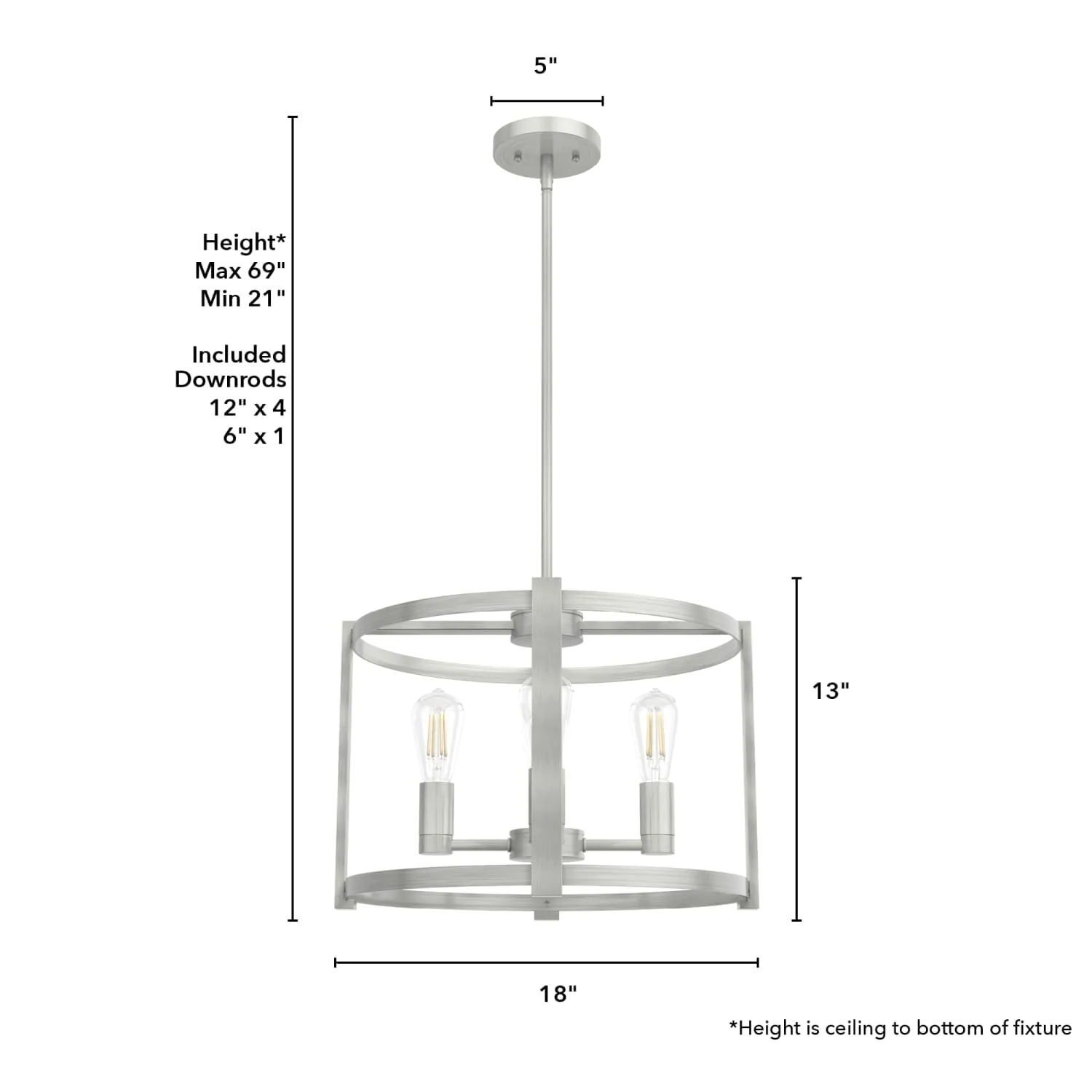 Astwood 4 Light Chandelier 18 Inch 15 Astwood 4 Light Chandelier 18 Inch