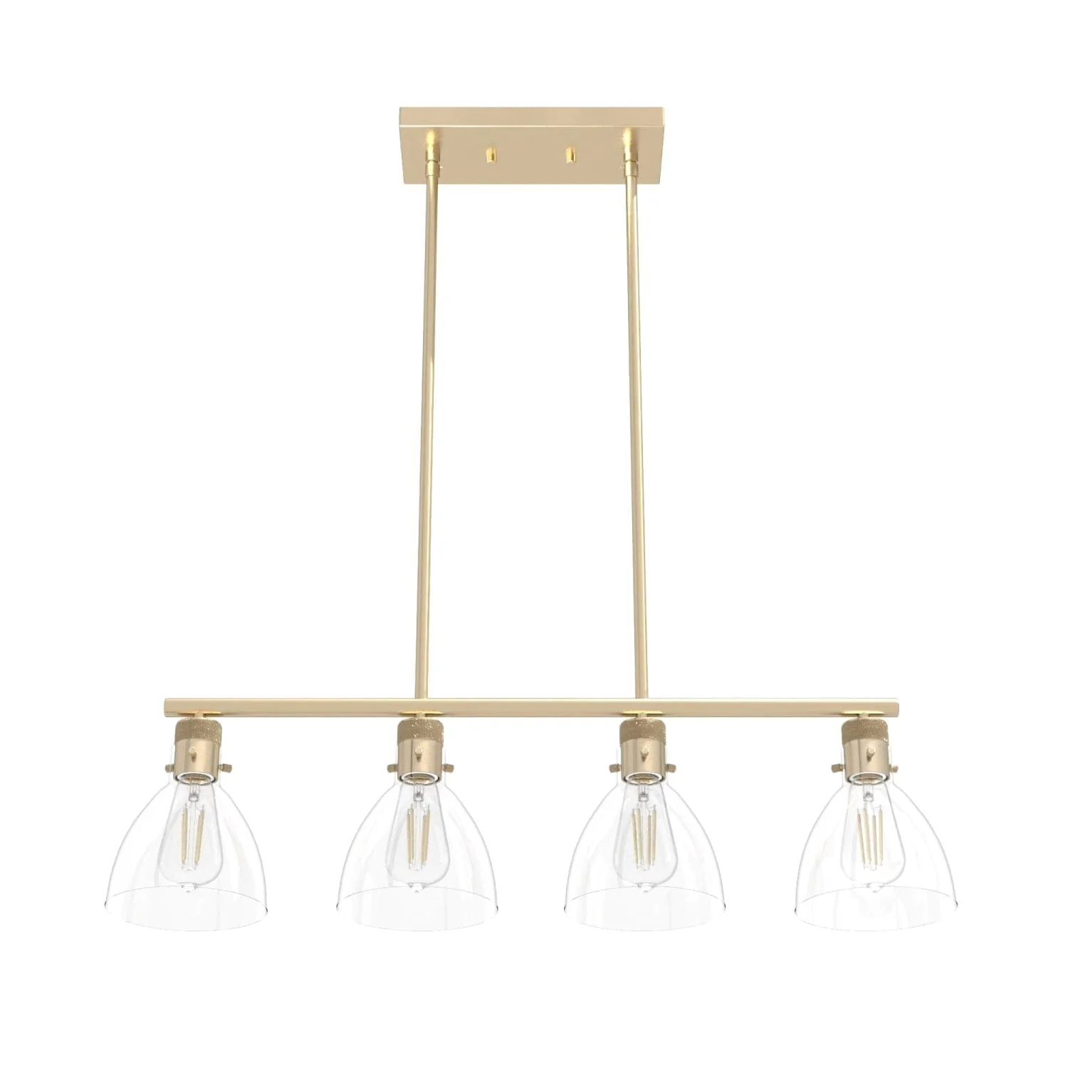 Van Nuys 4 Light Linear Chandelier 15 Van Nuys 4 Light Linear Chandelier