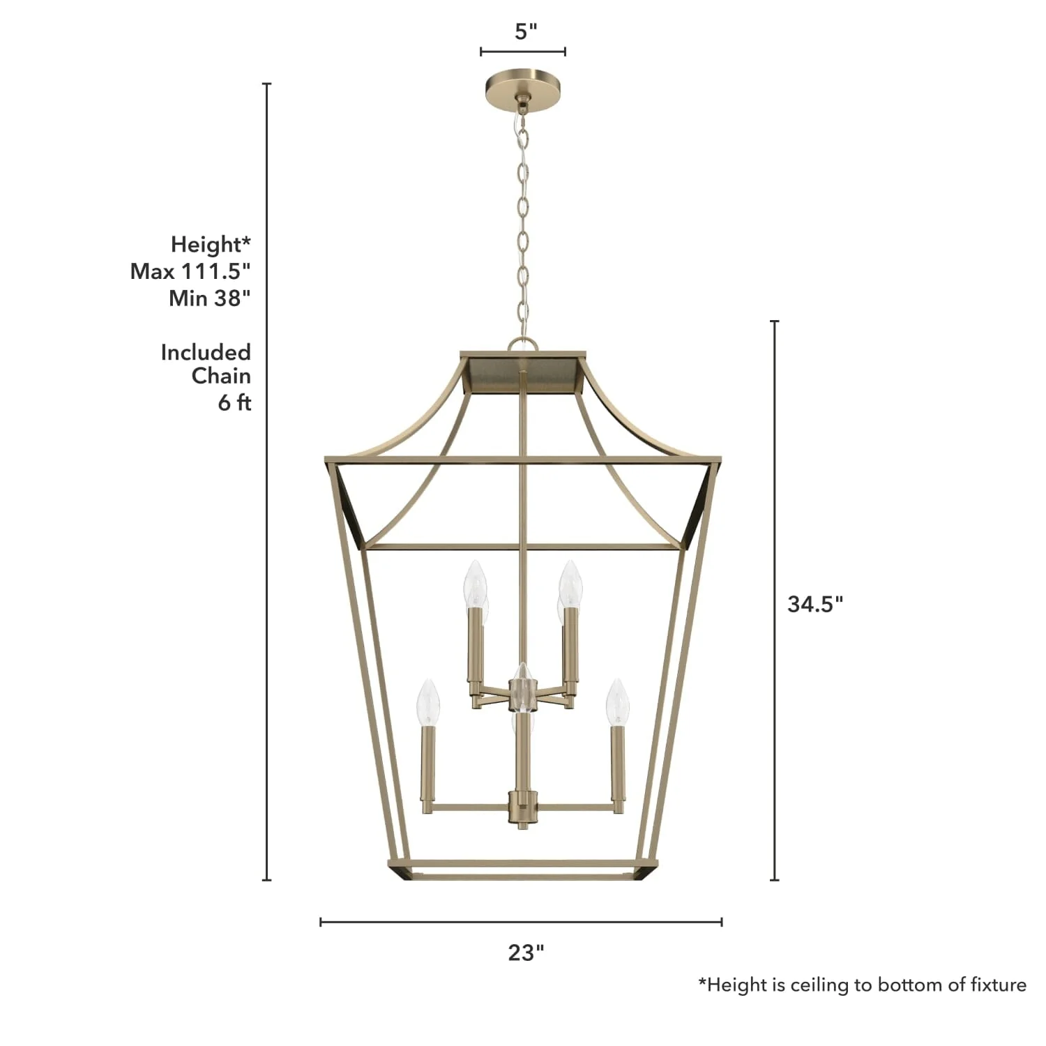 Laurel Ridge 8 Light Lantern Pendant 23 inch 7 Laurel Ridge 8 Light Lantern Pendant 23 inch