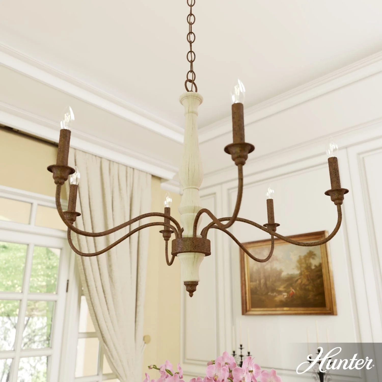 Teren 6 Light Chandelier