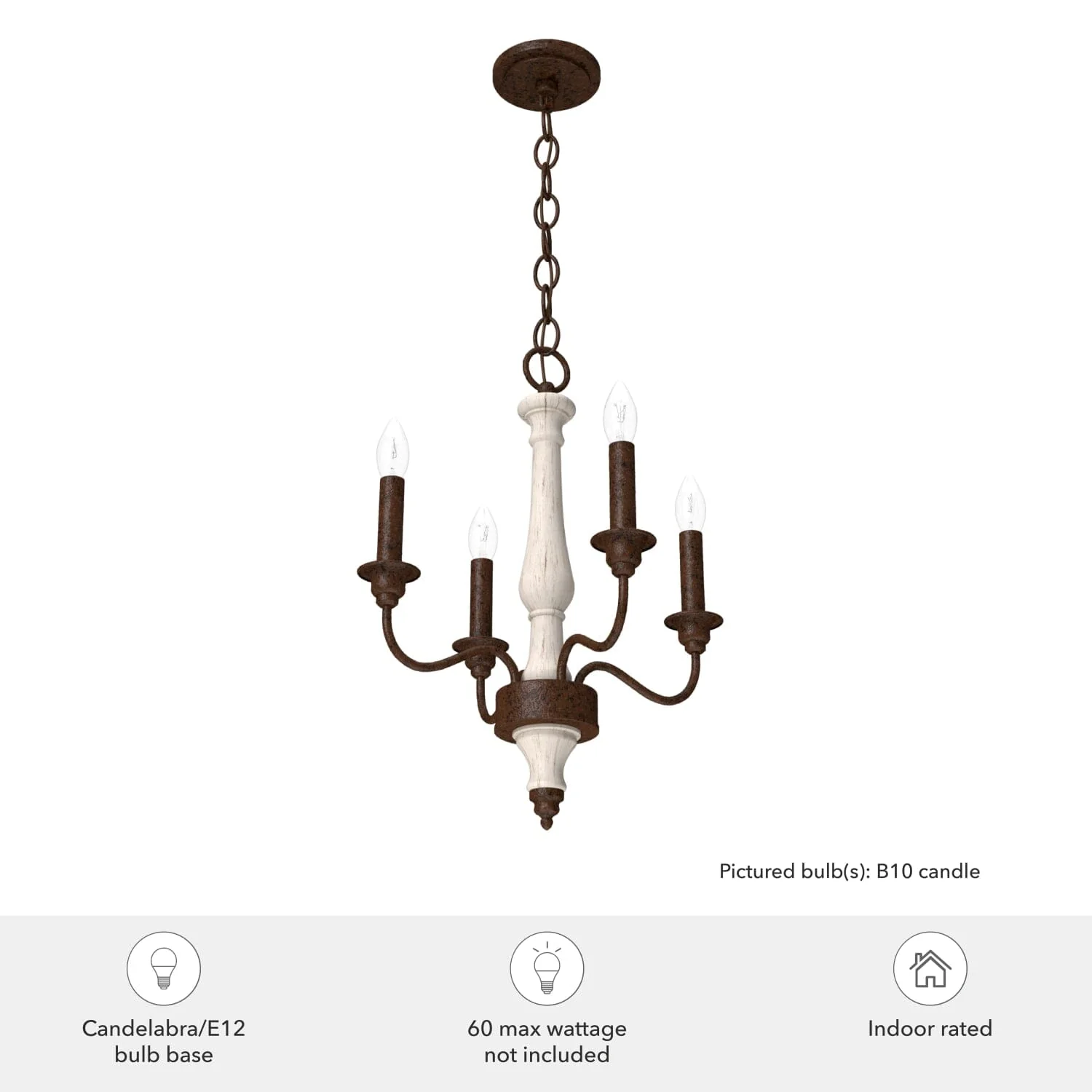 Teren 4 Light Mini Chandelier 3 Teren 4 Light Mini Chandelier