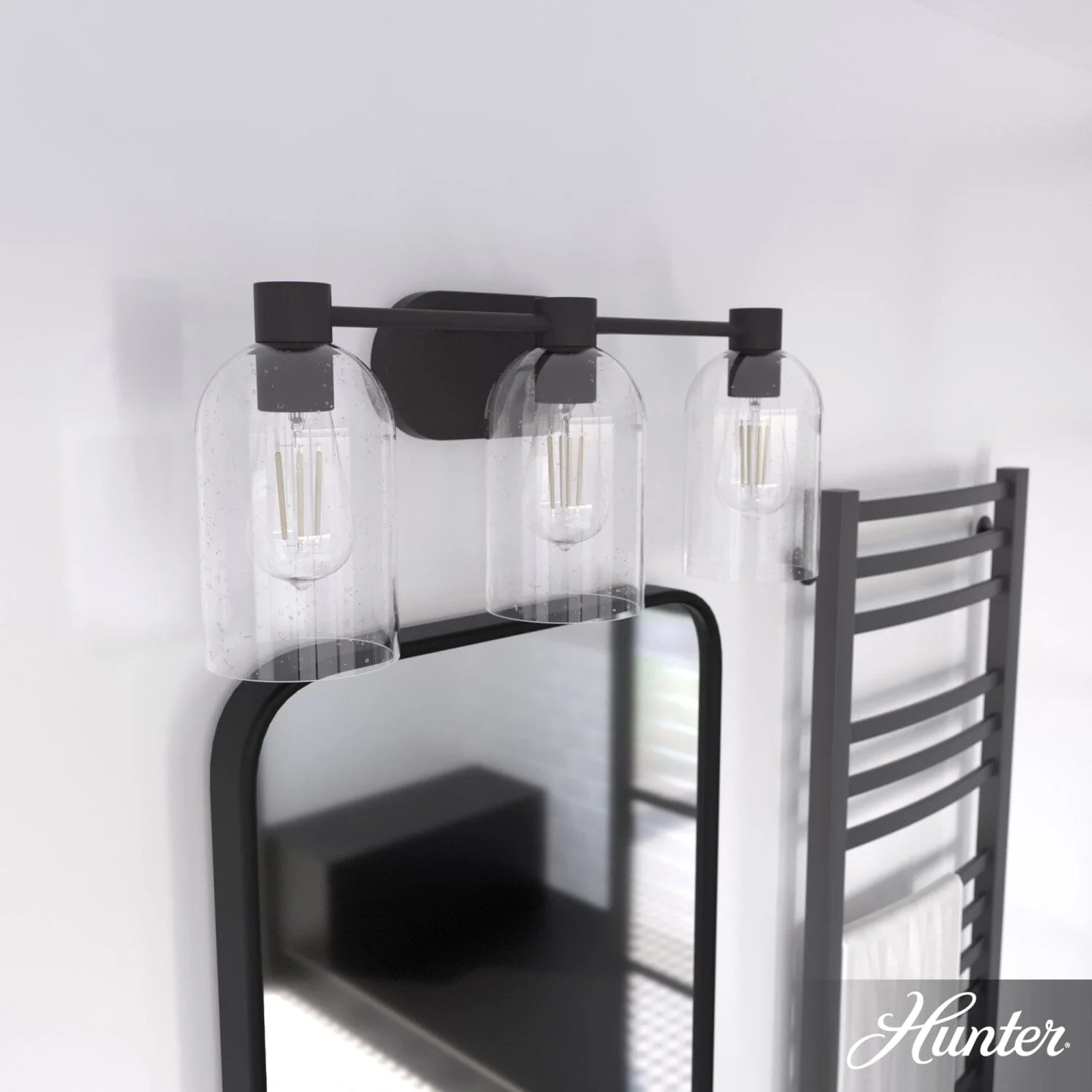 Lochemeade Clear Seeded Glass 3 Light Vanity 2 Lochemeade Clear Seeded Glass 3 Light Vanity