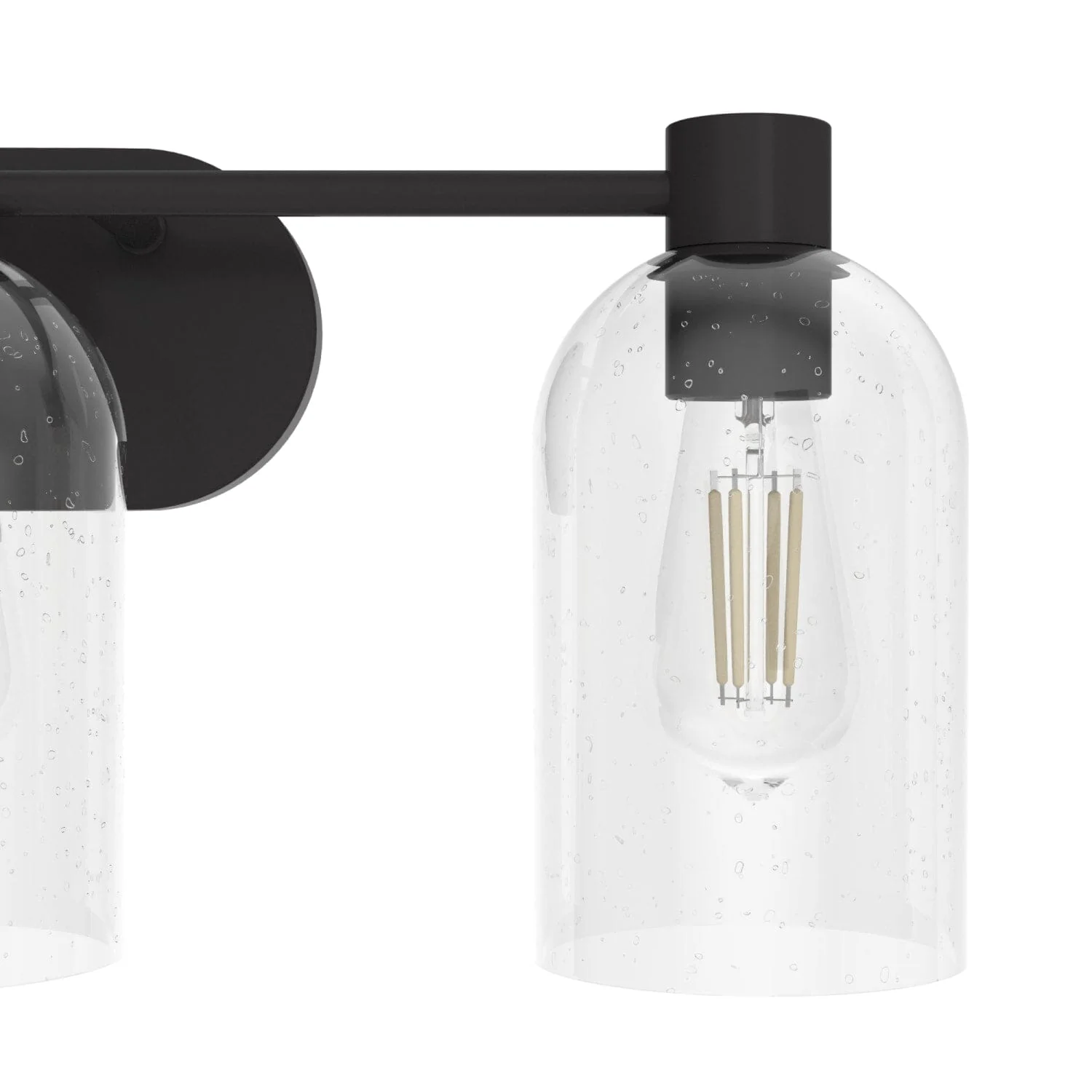 Lochemeade Clear Seeded Glass 3 Light Vanity 21 Lochemeade Clear Seeded Glass 3 Light Vanity