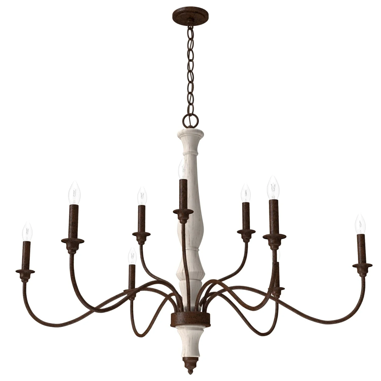 Teren 9 Light 2-Tier Chandelier 7 Teren 9 Light 2-Tier Chandelier
