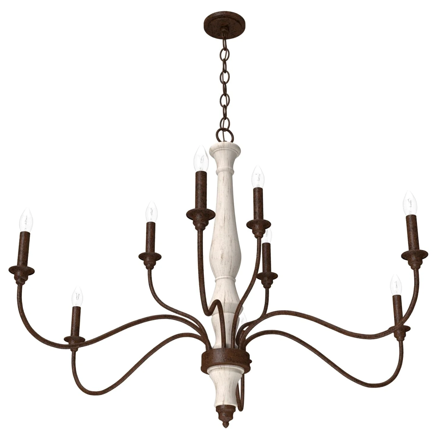 Teren 9 Light 2-Tier Chandelier 8 Teren 9 Light 2-Tier Chandelier