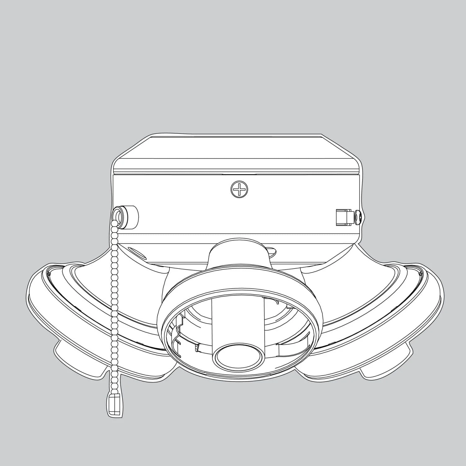 Switch Housing-Empty-Black - K037501119