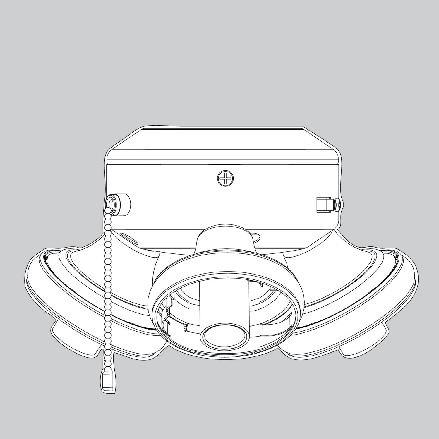 Switch Housing-Empty-Matte Silver - K037501664