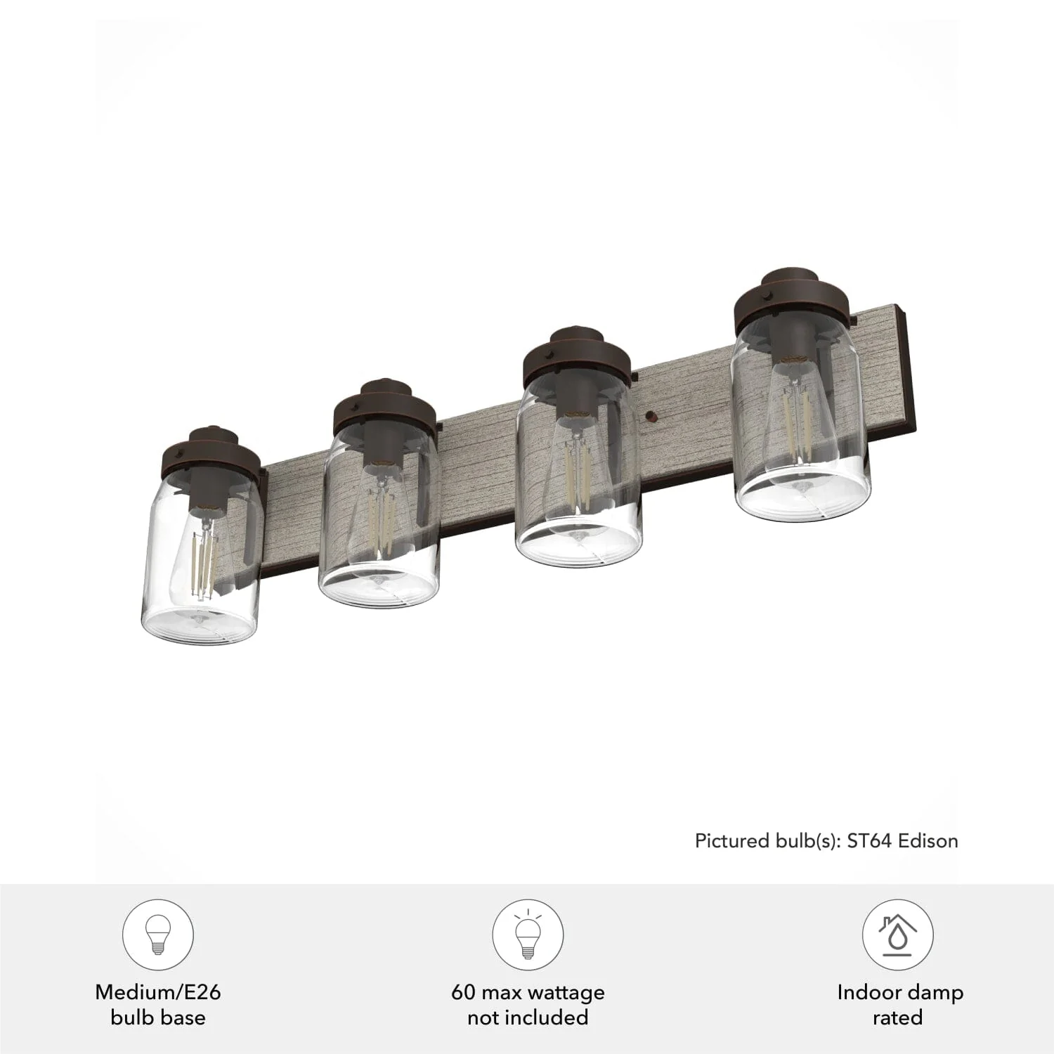 Devon Park 4 Light Vanity 5 Devon Park 4 Light Vanity