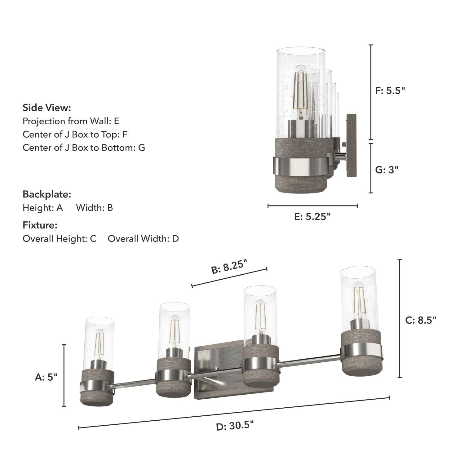River Mill 4 Light Vanity 5 River Mill 4 Light Vanity