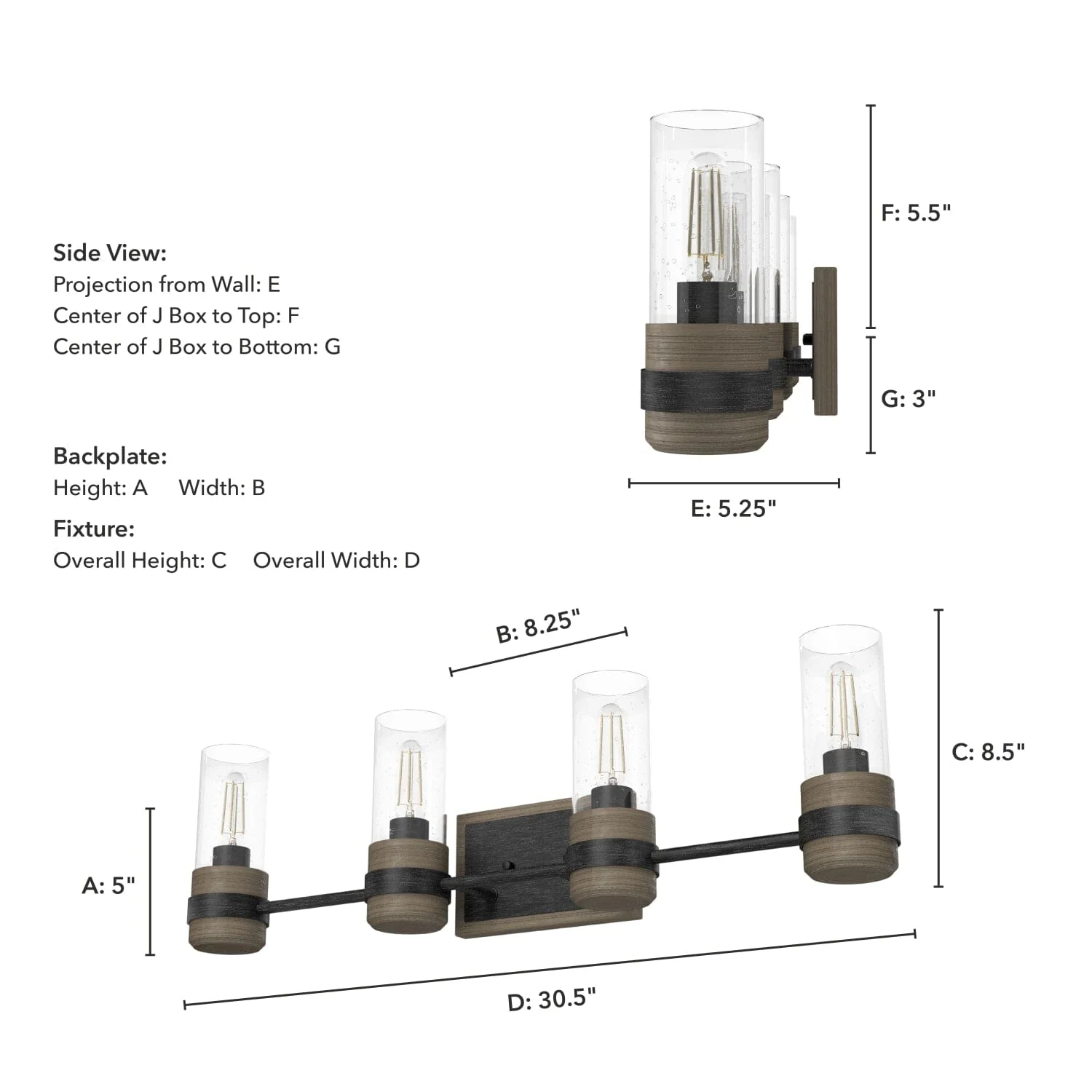 River Mill 4 Light Vanity 6 River Mill 4 Light Vanity