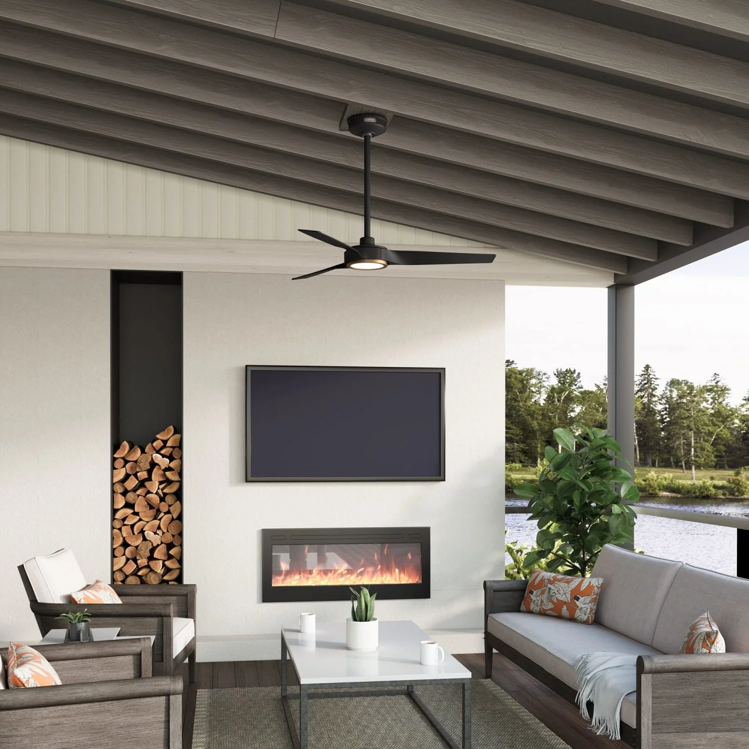 ZenTech 3 Blade Indoor/Outdoor Smart Fan 44in 12 ZenTech 3 Blade Indoor/Outdoor Smart Fan 44in