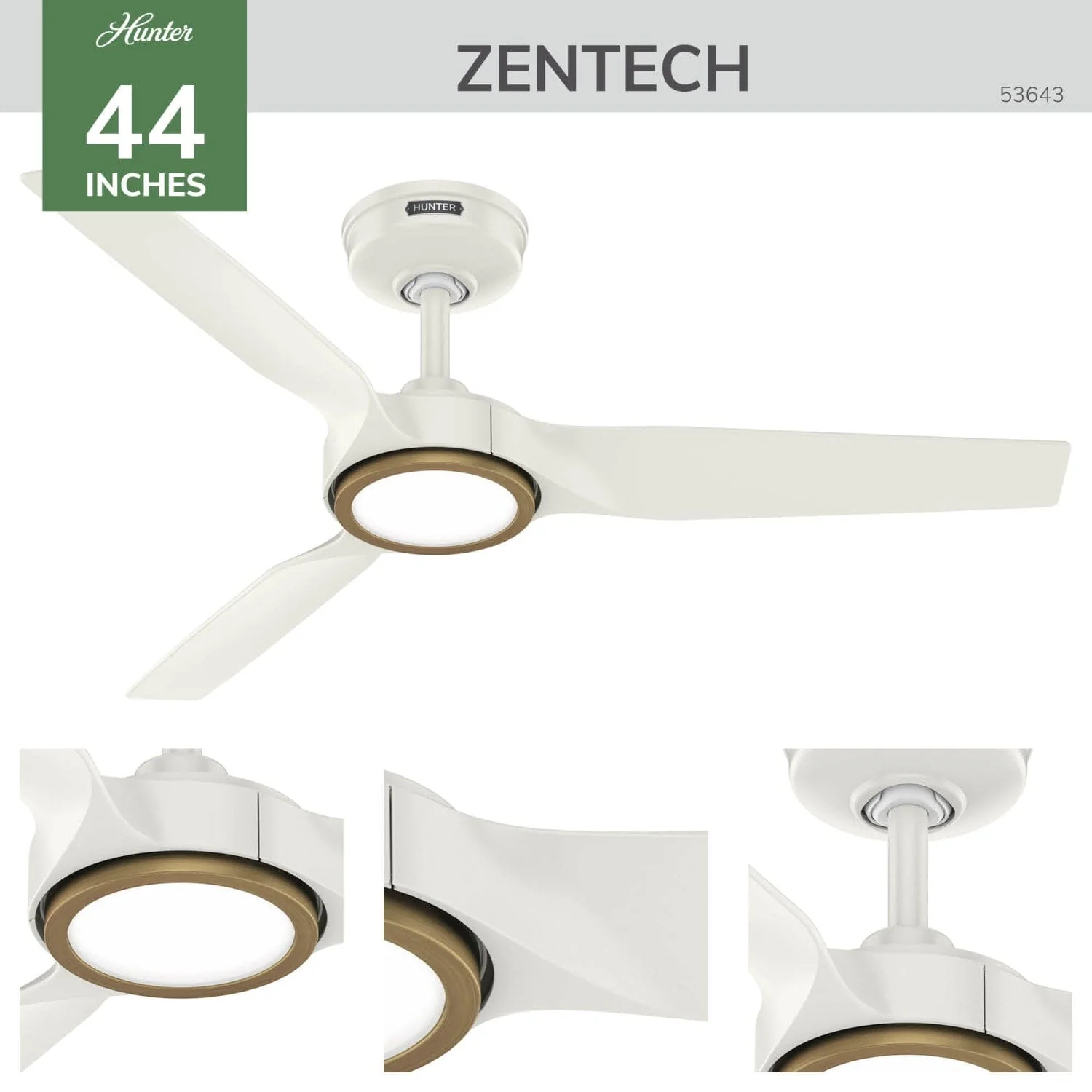 ZenTech 3 Blade Indoor/Outdoor Smart Fan 44in 5 ZenTech 3 Blade Indoor/Outdoor Smart Fan 44in