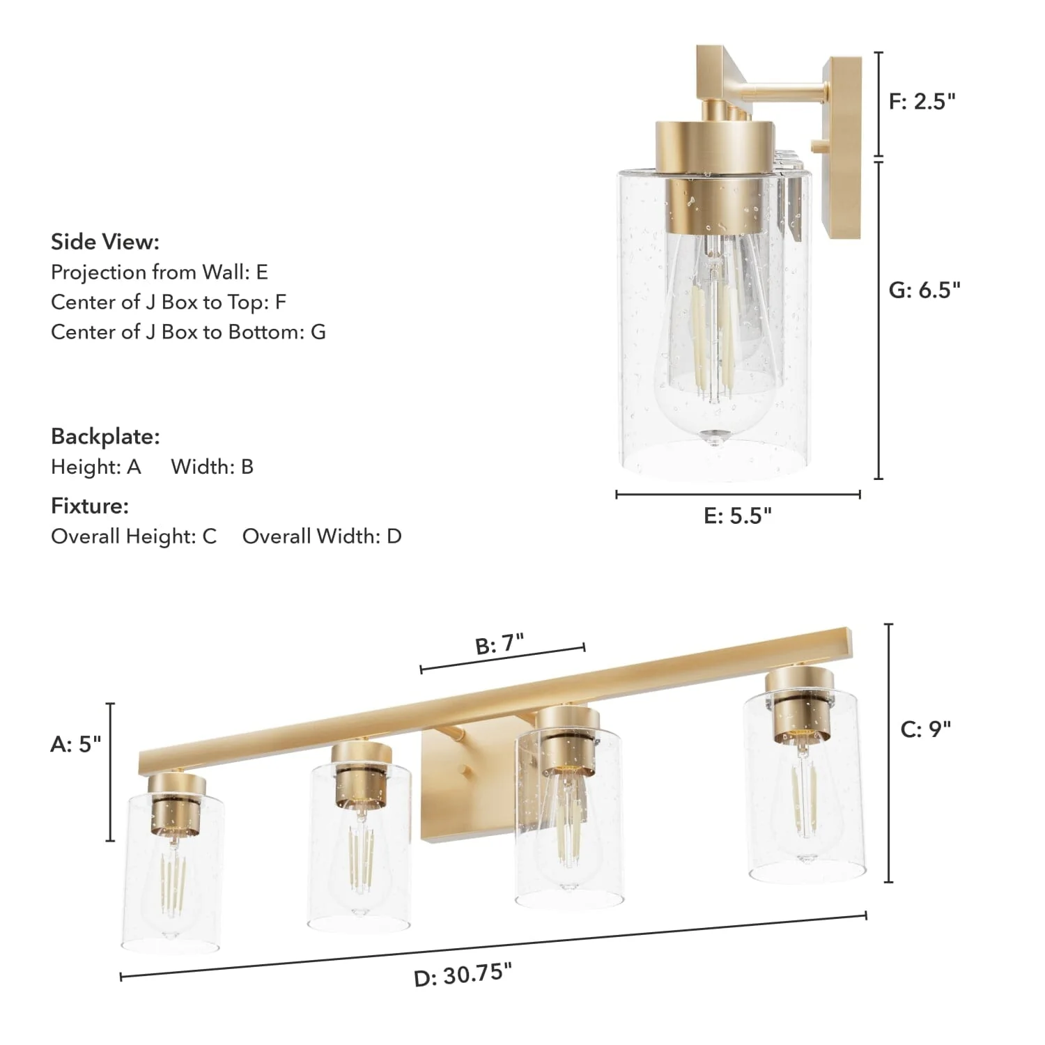 Hartland 4 Light Vanity 8 Hartland 4 Light Vanity