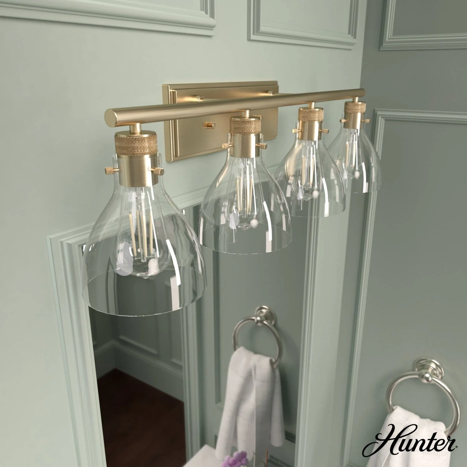 Van Nuys 4 Light Vanity