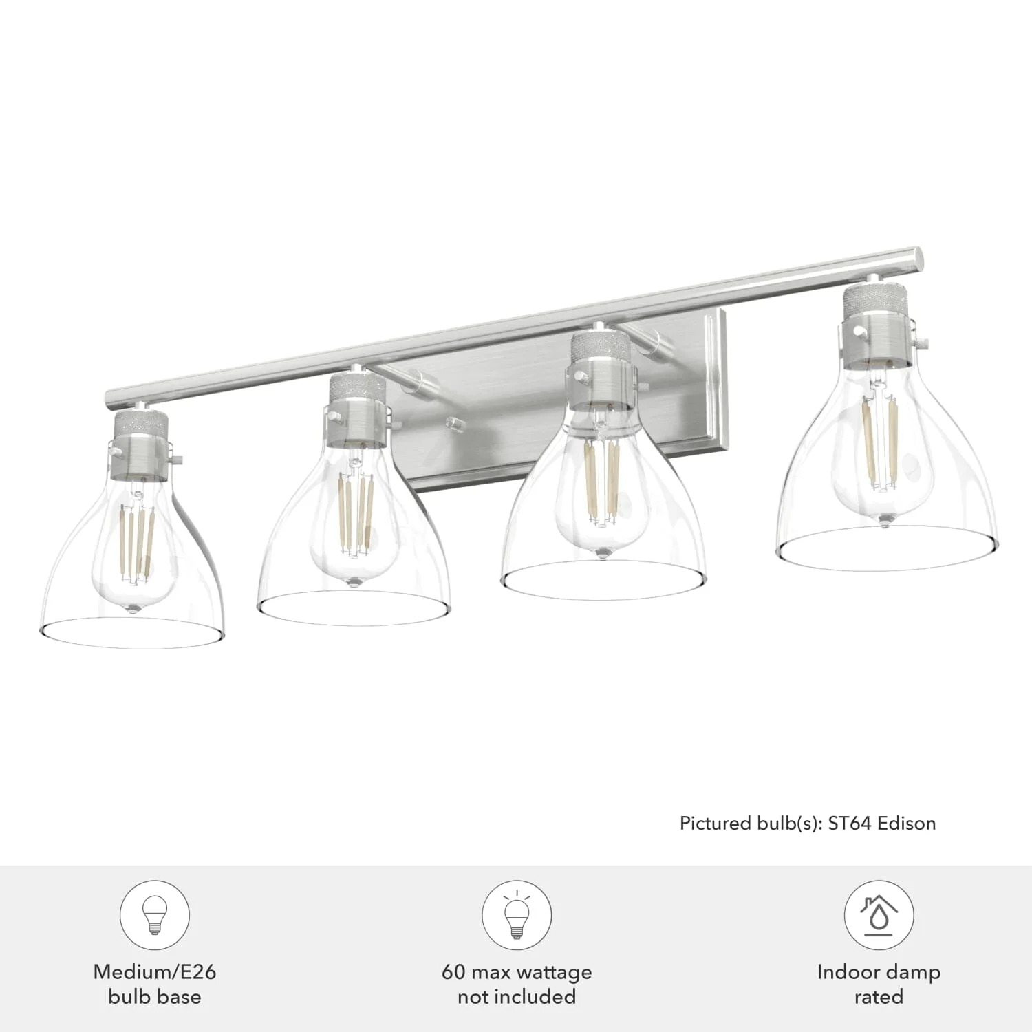 Van Nuys 4 Light Vanity 6 Van Nuys 4 Light Vanity