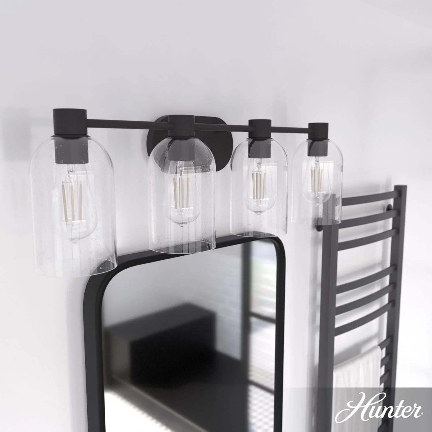 Lochemeade Clear Seeded Glass 4 Light Vanity 1 Lochemeade Clear Seeded Glass 4 Light Vanity