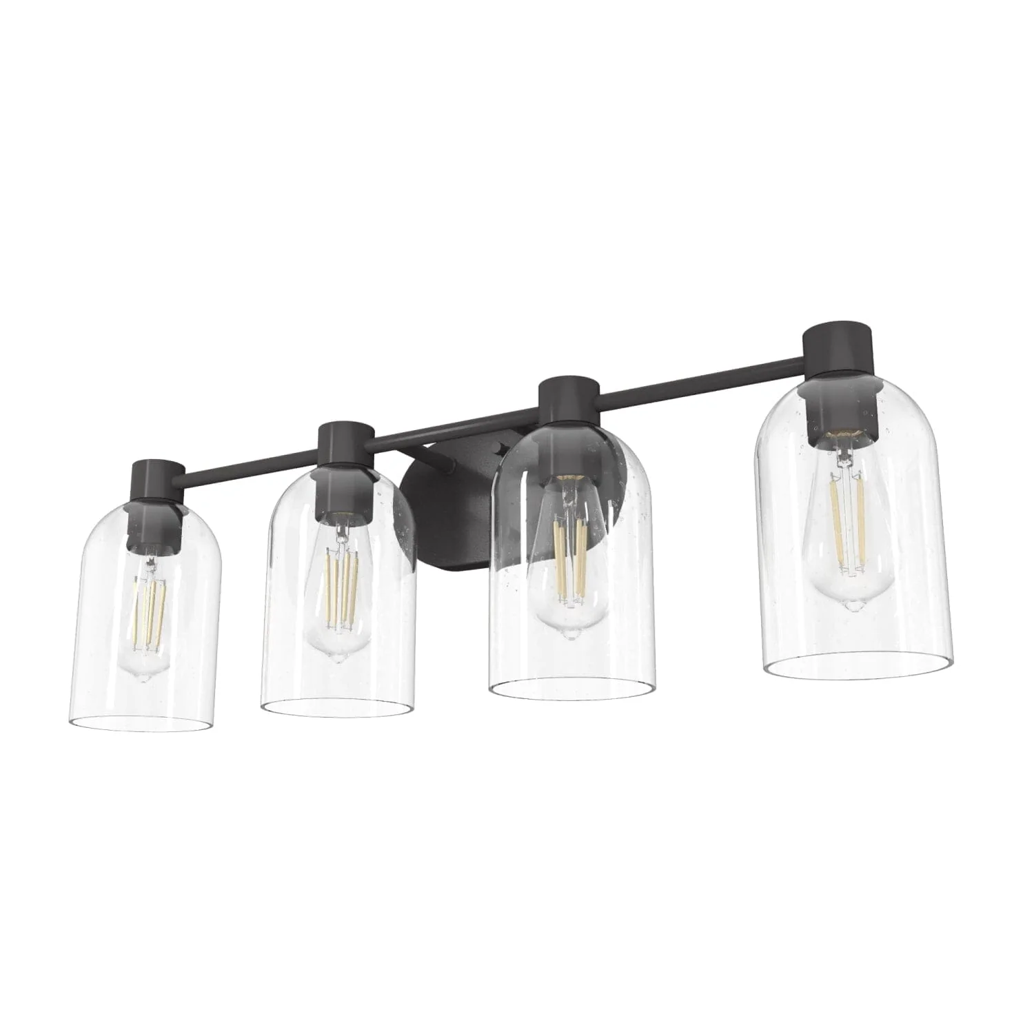 Lochemeade Clear Seeded Glass 4 Light Vanity 10 Lochemeade Clear Seeded Glass 4 Light Vanity