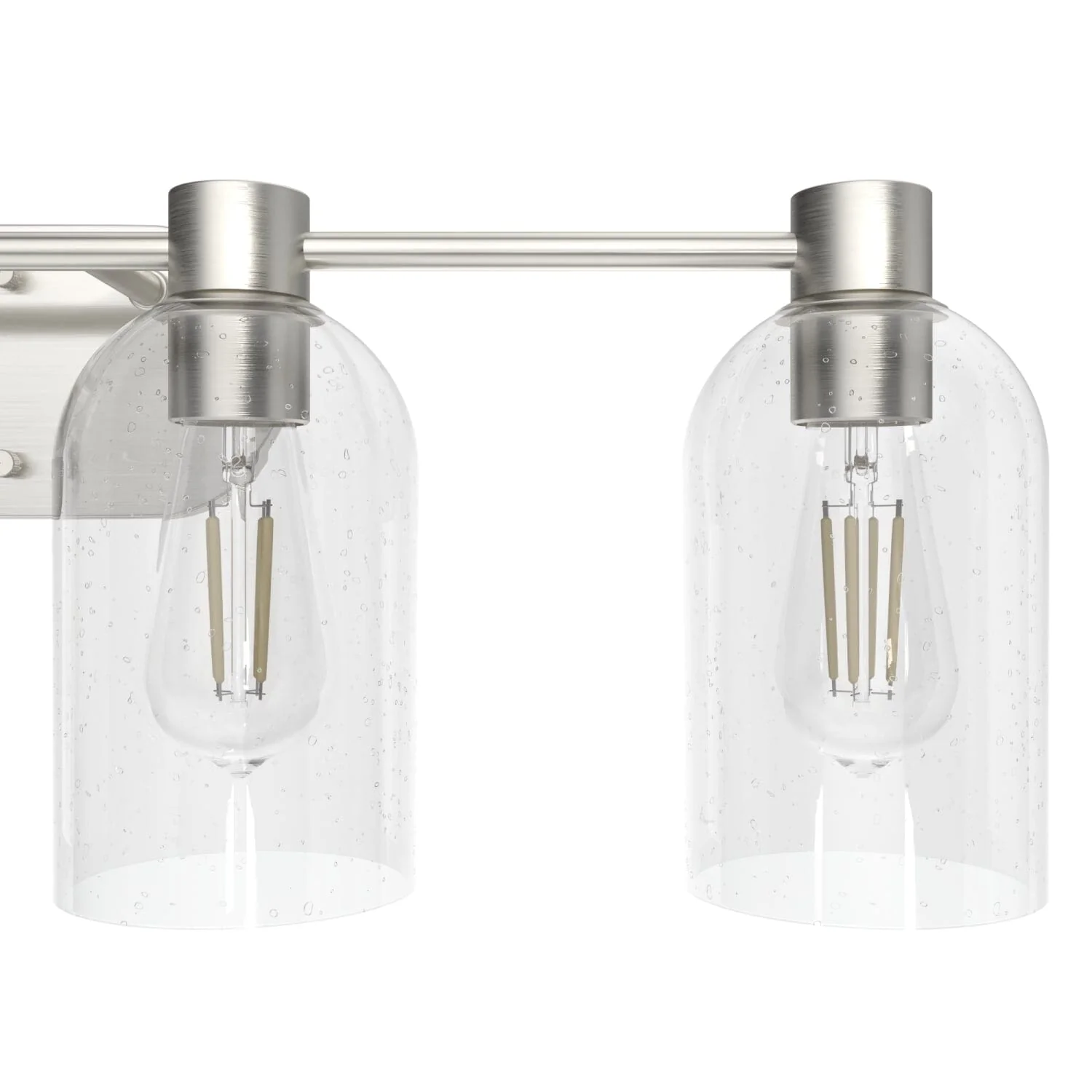 Lochemeade Clear Seeded Glass 4 Light Vanity 17 Lochemeade Clear Seeded Glass 4 Light Vanity