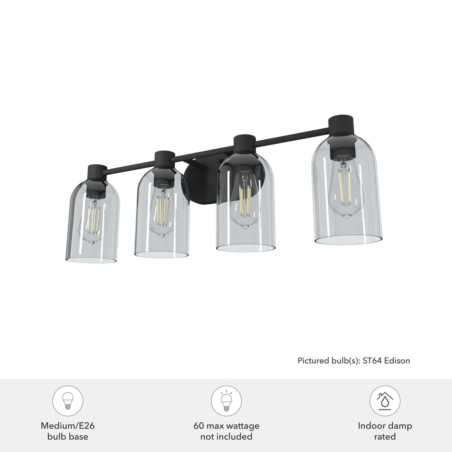 Lochemeade 4 Light Vanity 3 Lochemeade 4 Light Vanity