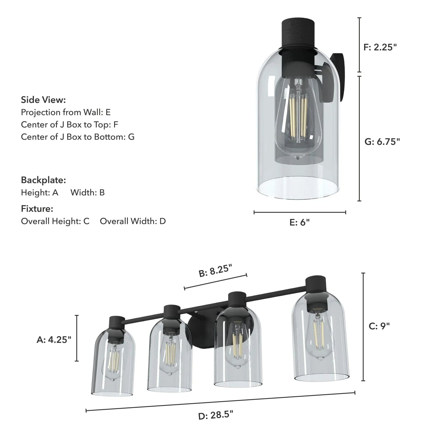 Lochemeade 4 Light Vanity 4 Lochemeade 4 Light Vanity