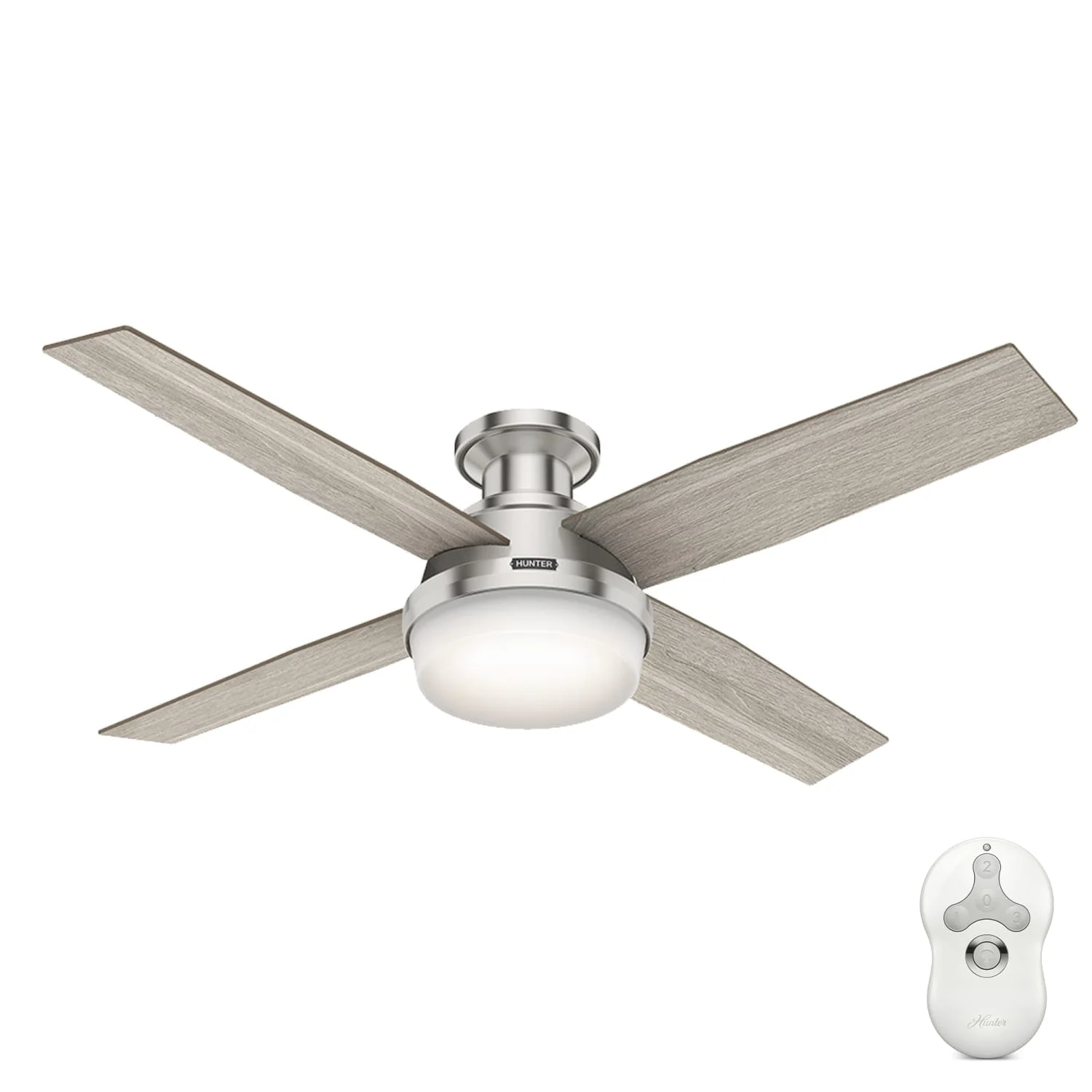 Dempsey Low Profile with Light 52 inch 4 Dempsey Low Profile with Light 52 inch