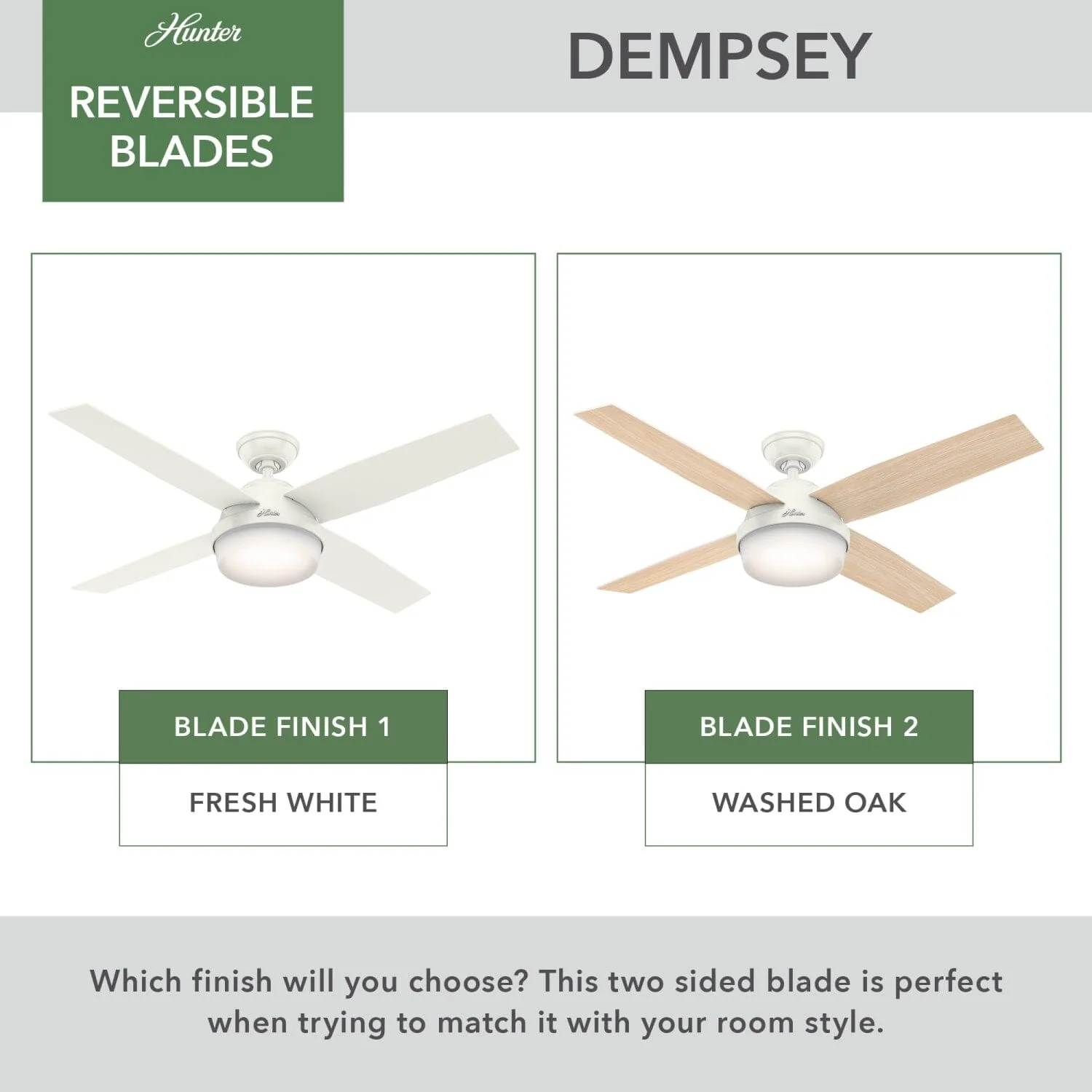 Dempsey Low Profile 52 inch 46 Dempsey Low Profile 52 inch