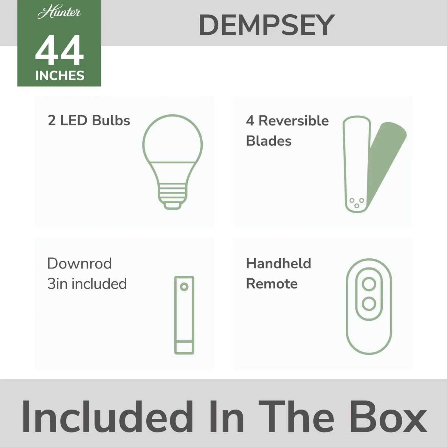 Dempsey with Light 44 inch 34 Dempsey with Light 44 inch
