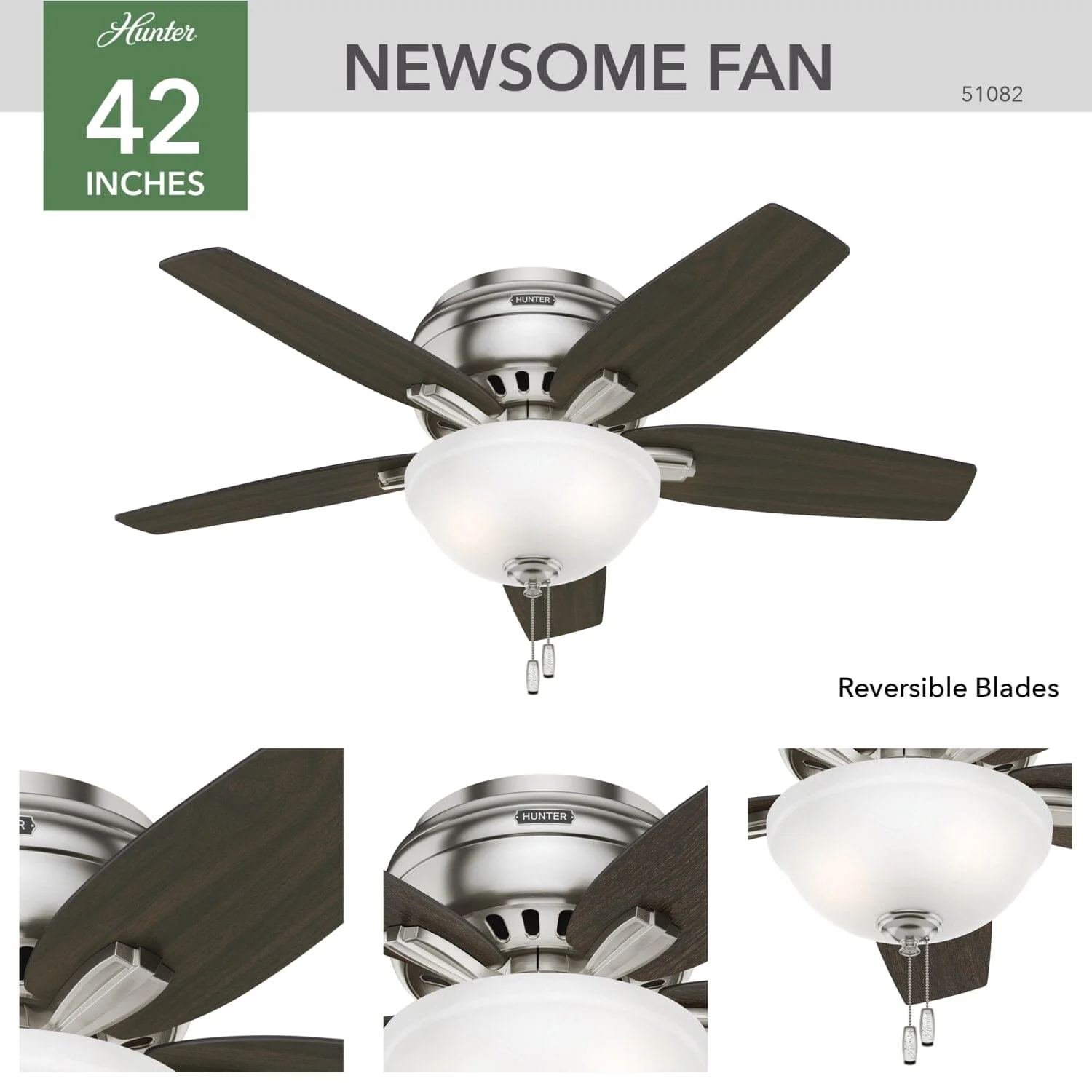 Newsome Low Profile with Light 42 inch 12 Newsome Low Profile with Light 42 inch