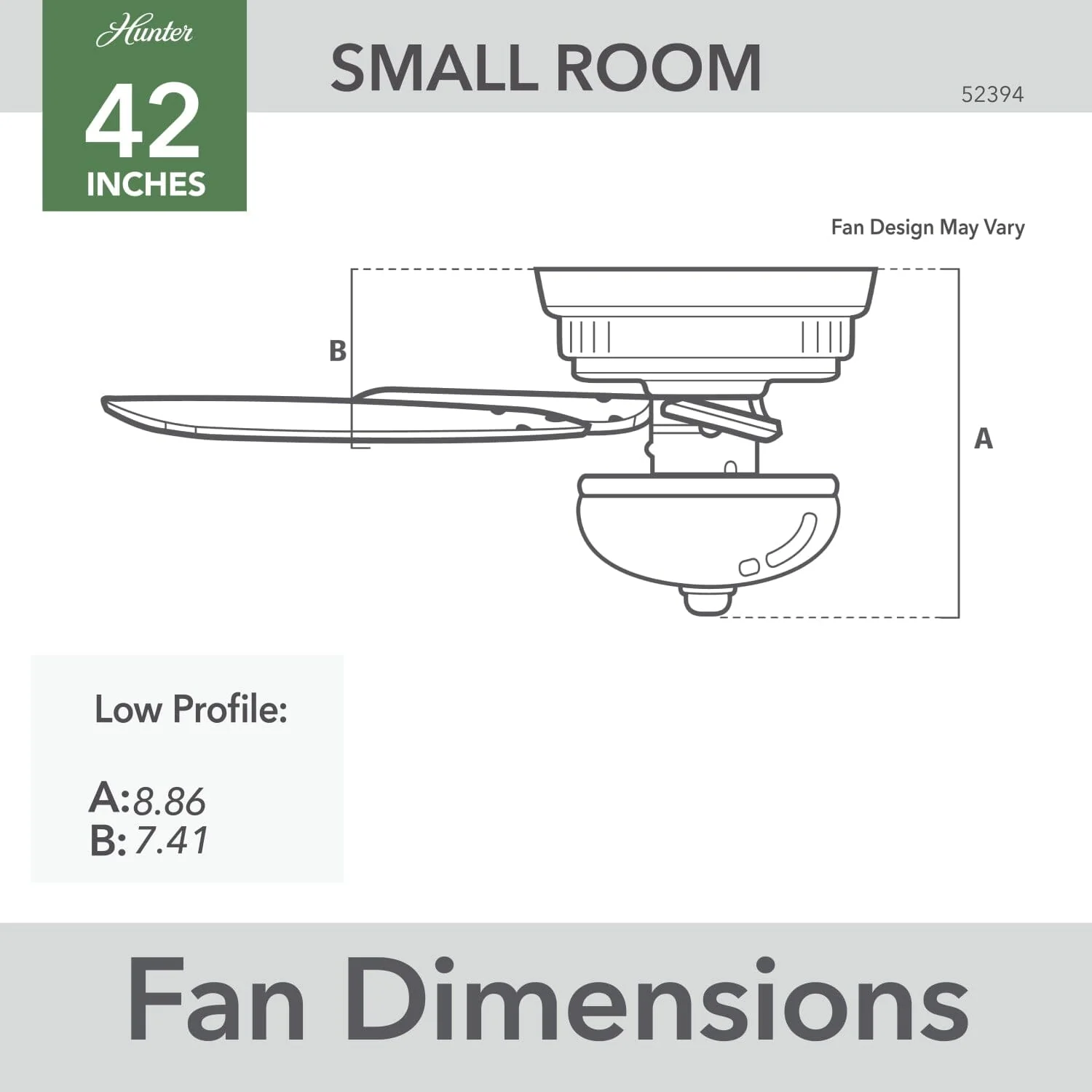 Newsome Low Profile with Light 42 inch 27 Newsome Low Profile with Light 42 inch
