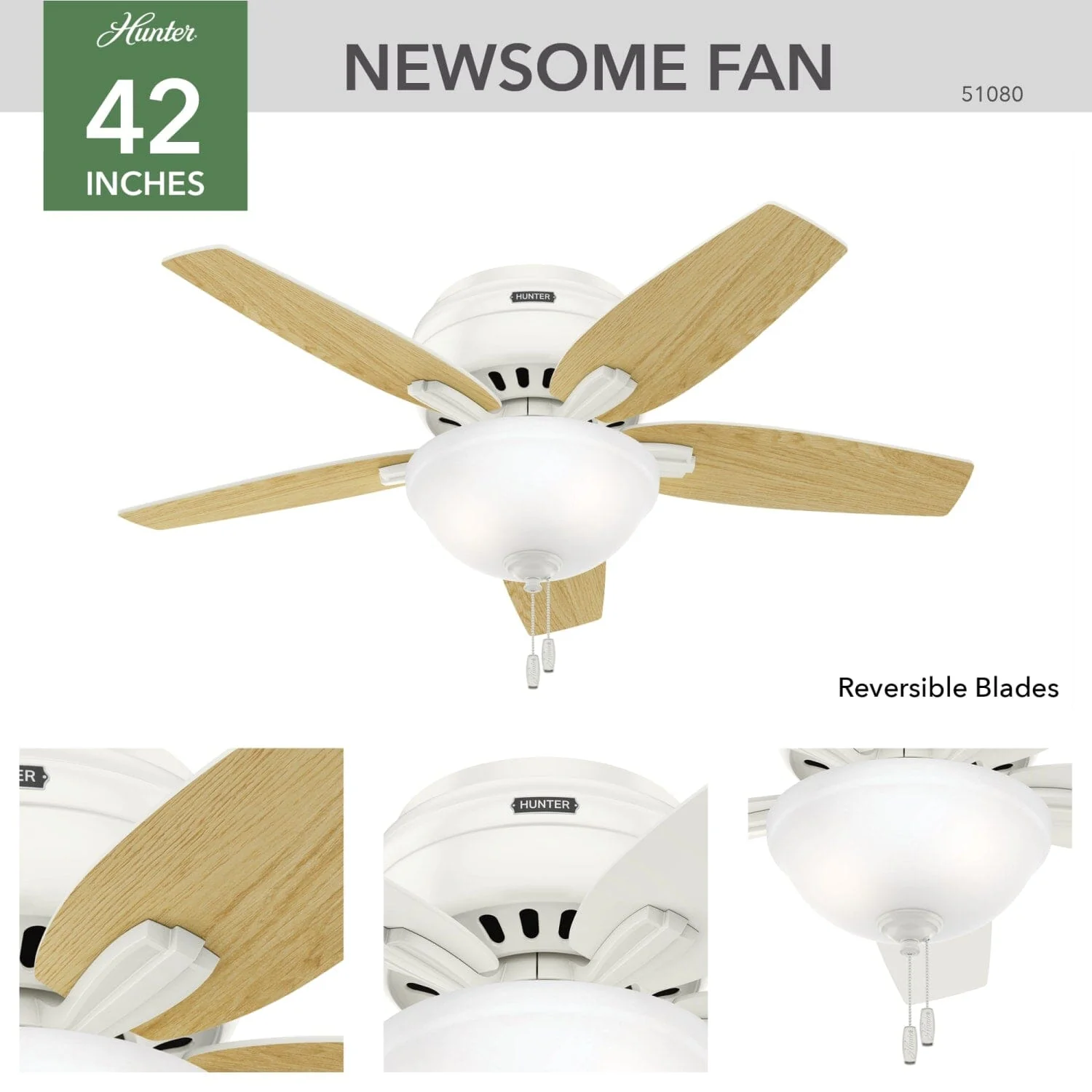 Newsome Low Profile with Light 42 inch 9 Newsome Low Profile with Light 42 inch