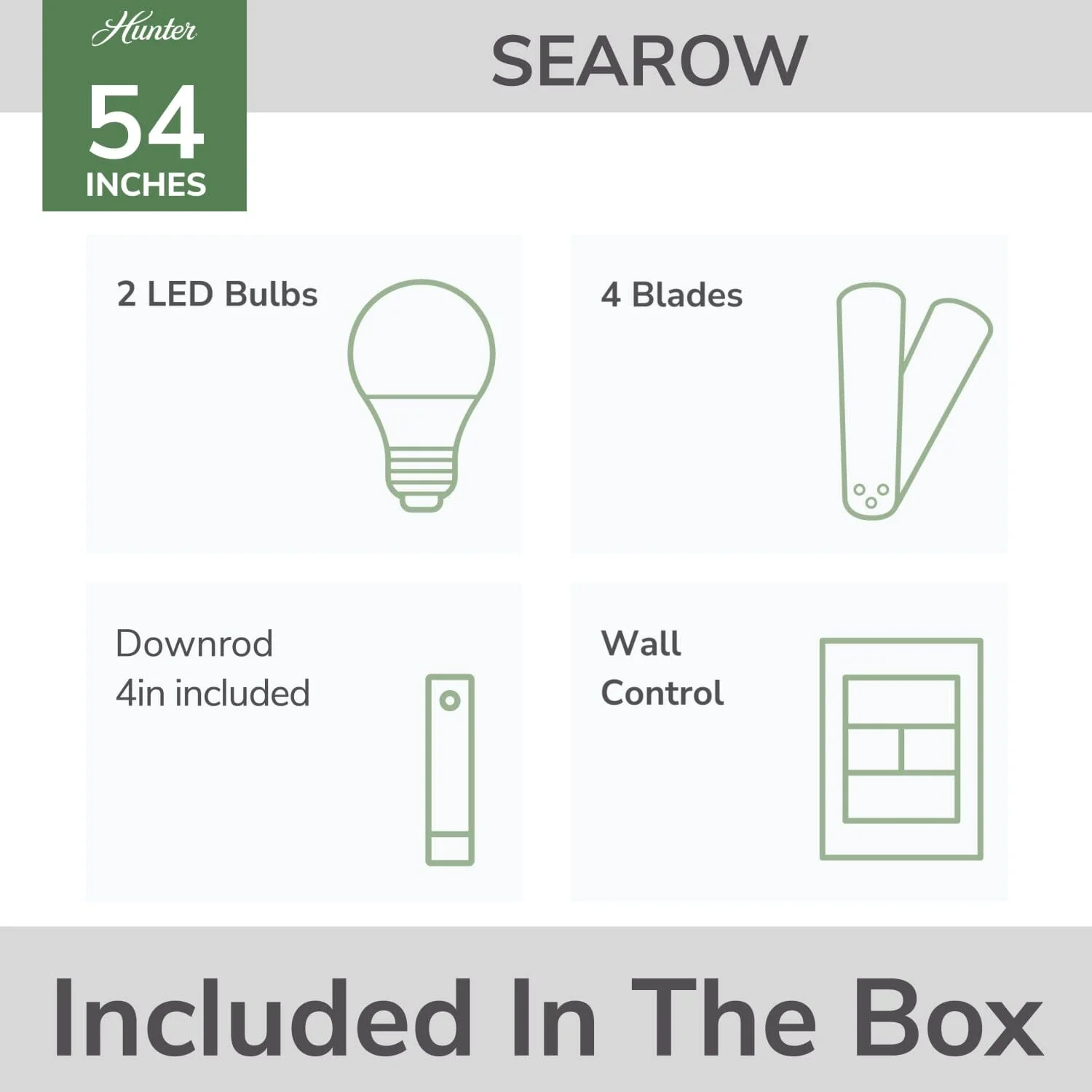 Searow Outdoor with LED Light 54 inch 10 Searow Outdoor with LED Light 54 inch