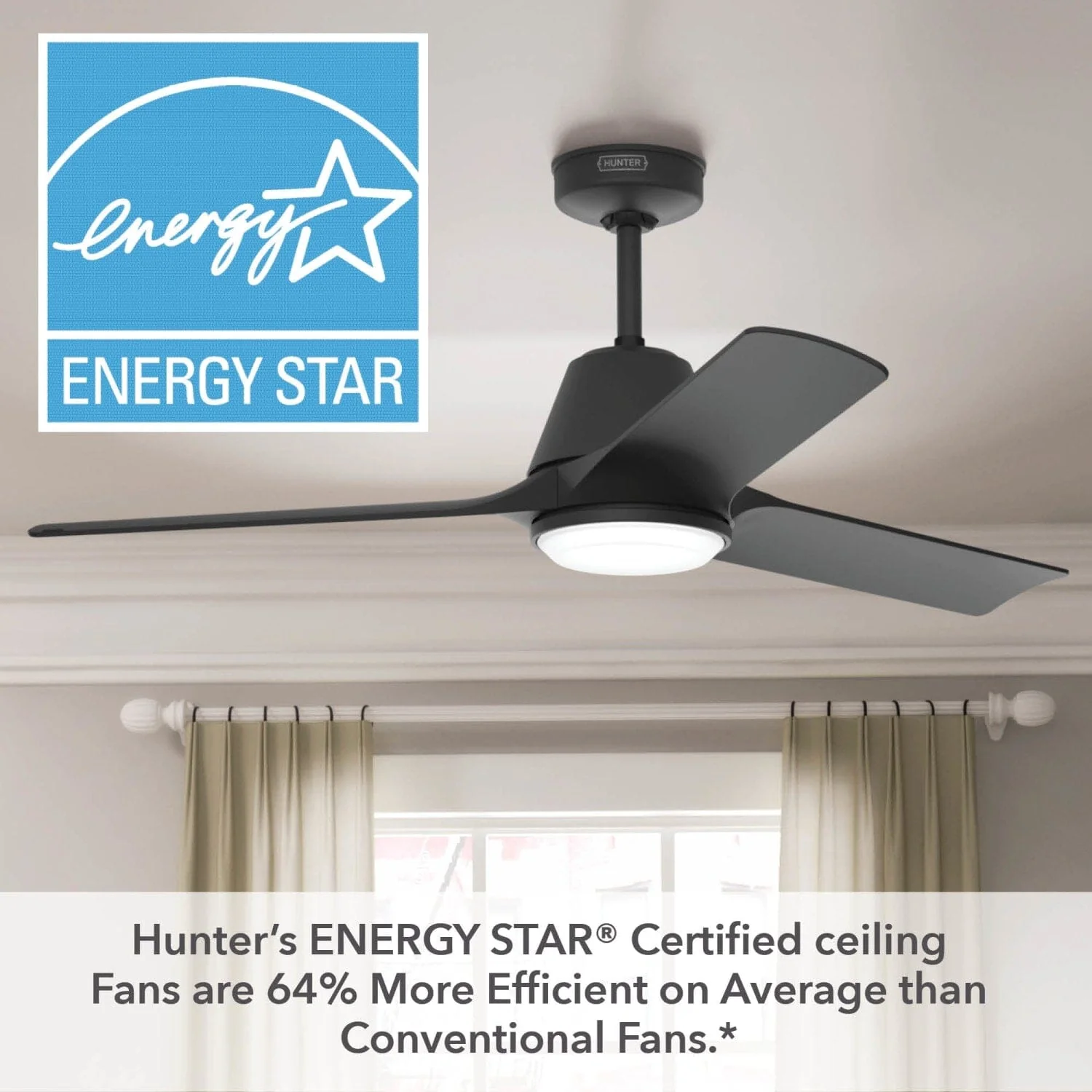Aeronaut Outdoor Smart Fan with LED Light 52 inch with Remote 64 Aeronaut Outdoor Smart Fan with LED Light 52 inch with Remote