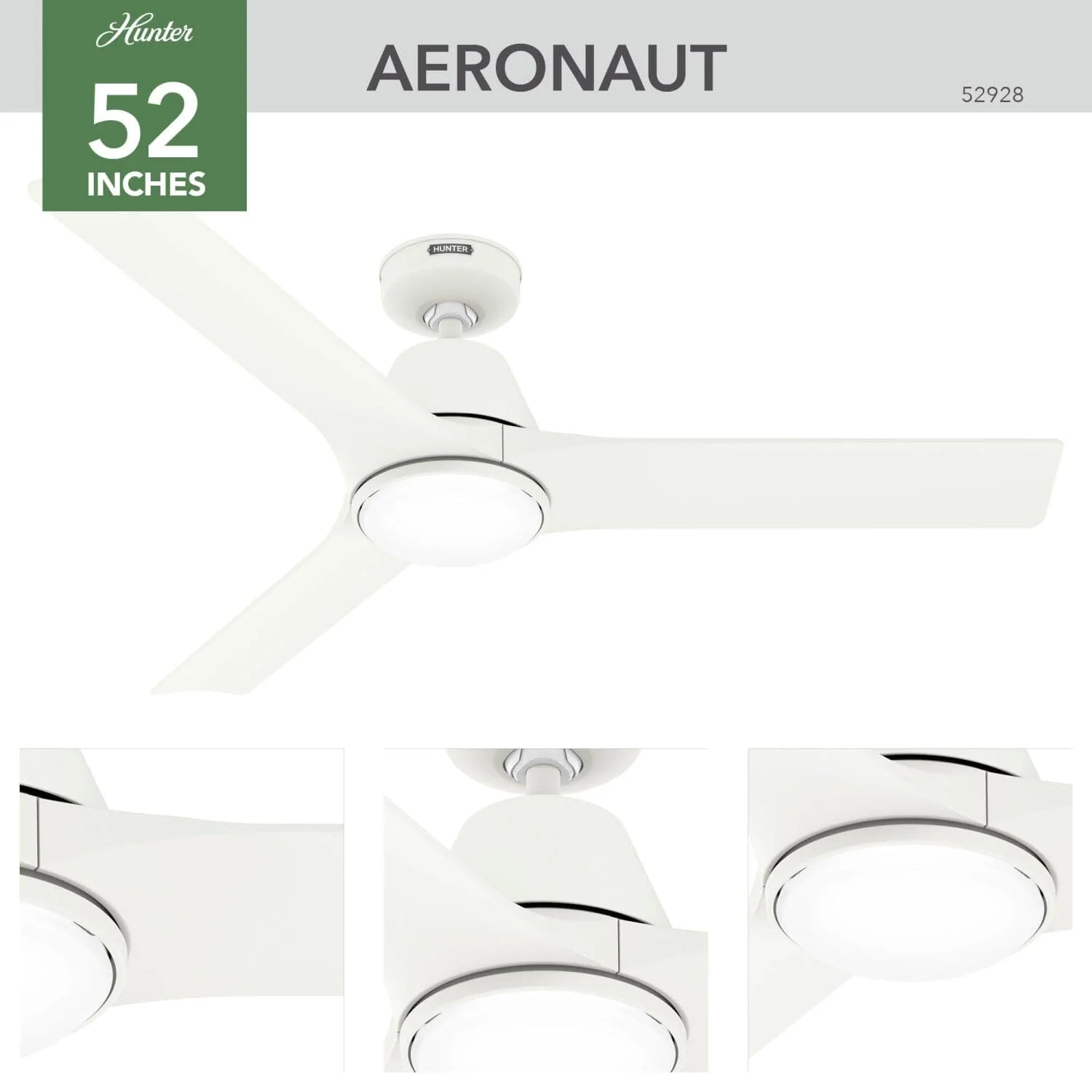 Aeronaut Outdoor Smart Fan with LED Light 52 inch with Remote 8 Aeronaut Outdoor Smart Fan with LED Light 52 inch with Remote
