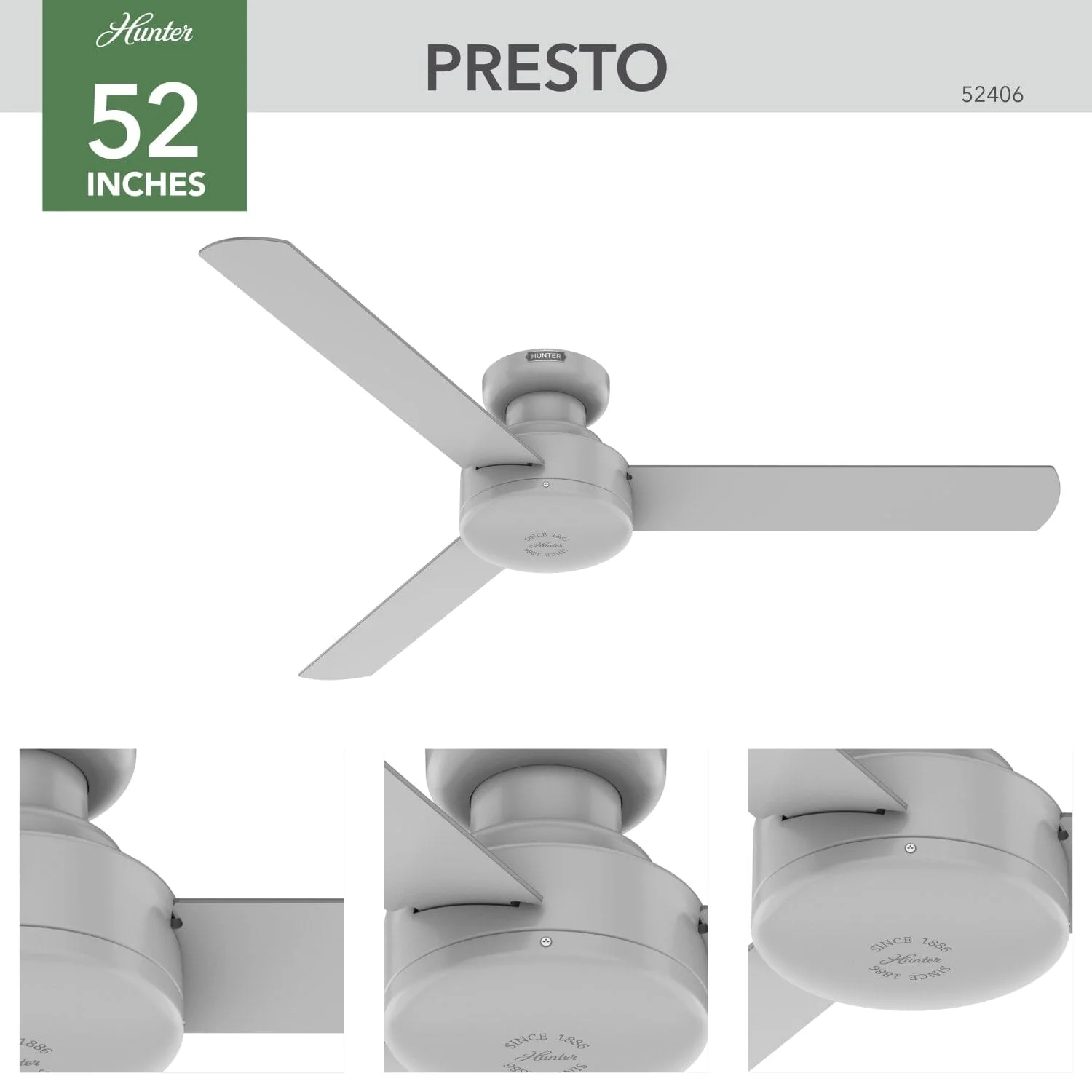 Presto Low Profile 52 inch 5 Presto Low Profile 52 inch