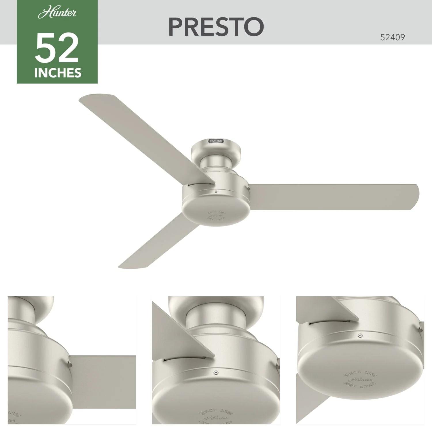 Presto Low Profile 52 inch 6 Presto Low Profile 52 inch