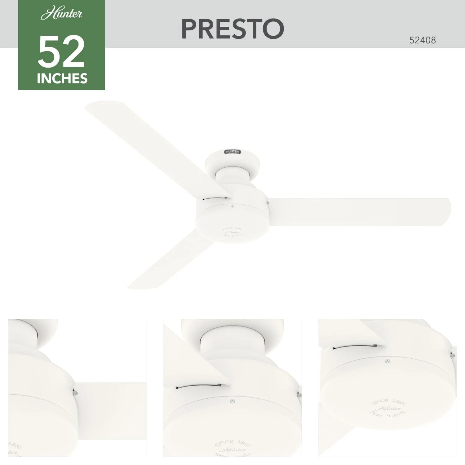 Presto Low Profile 52 inch 7 Presto Low Profile 52 inch