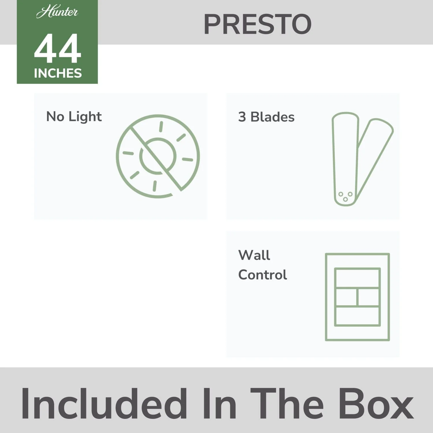 Presto Low Profile 44 inch 31 Presto Low Profile 44 inch