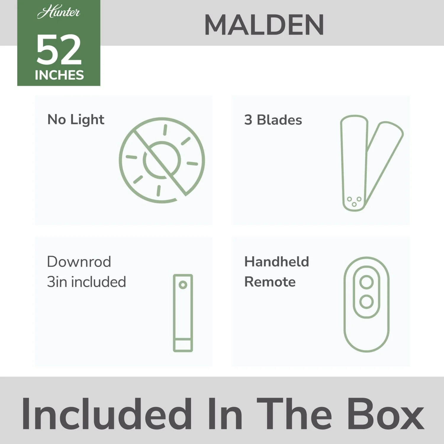 Malden Jasmine Roth Indoor 52 inch with Remote 27 Malden Jasmine Roth Indoor 52 inch with Remote