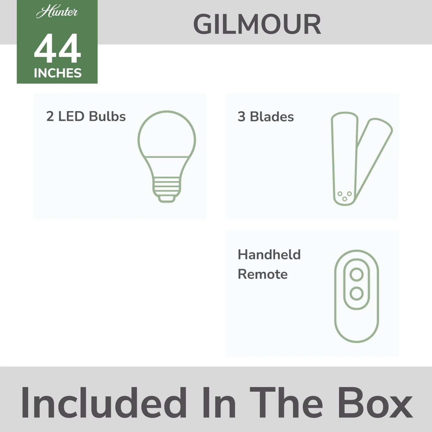 Gilmour Indoor/Outdoor with LED Light 44 inch 24 Gilmour Indoor/Outdoor with LED Light 44 inch