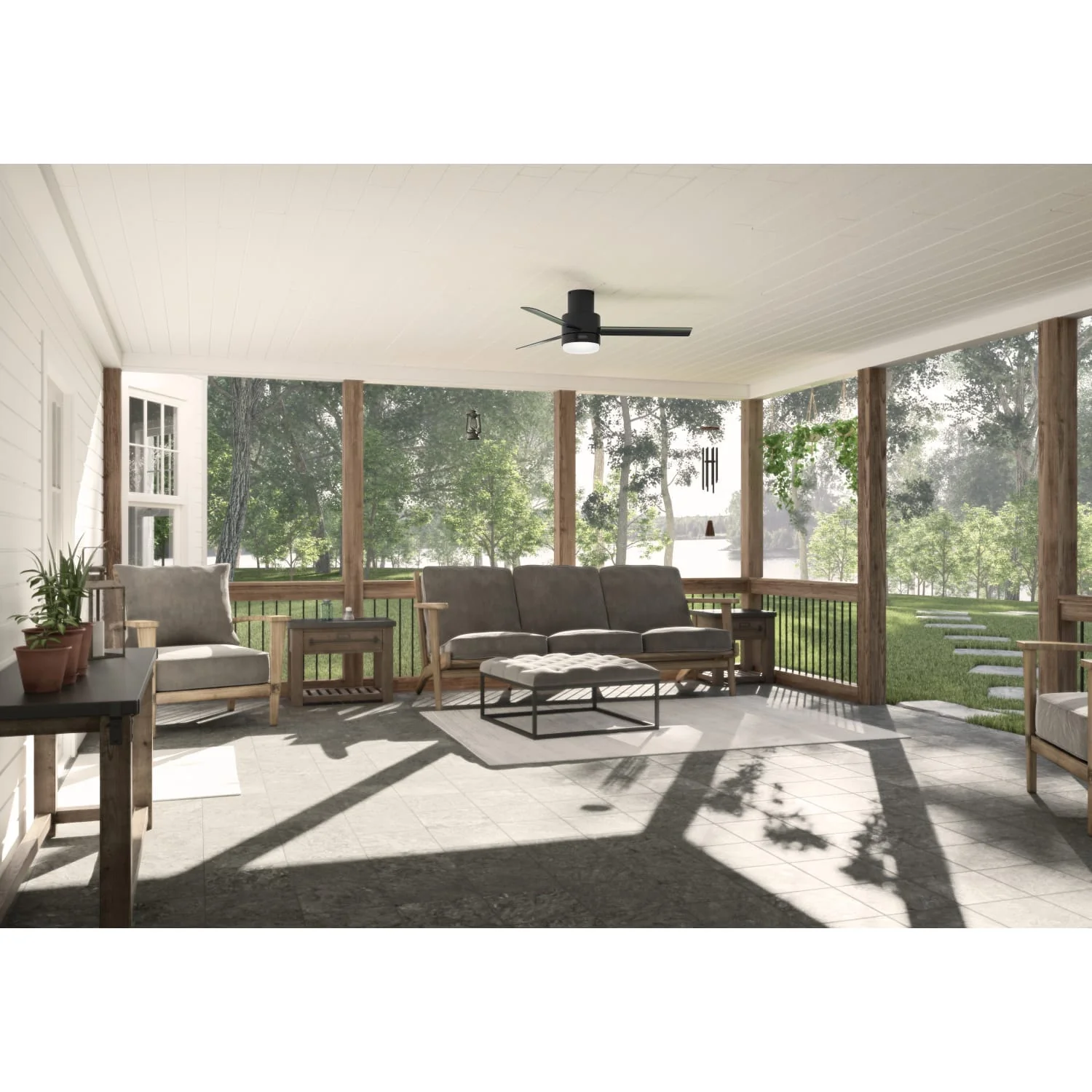 Gilmour Outdoor with LED Light 52 inch 10 Gilmour Outdoor with LED Light 52 inch