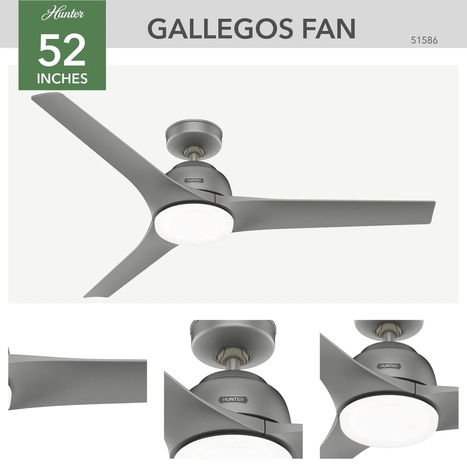 Gallegos Outdoor with Light 52 inch 3 Gallegos Outdoor with Light 52 inch