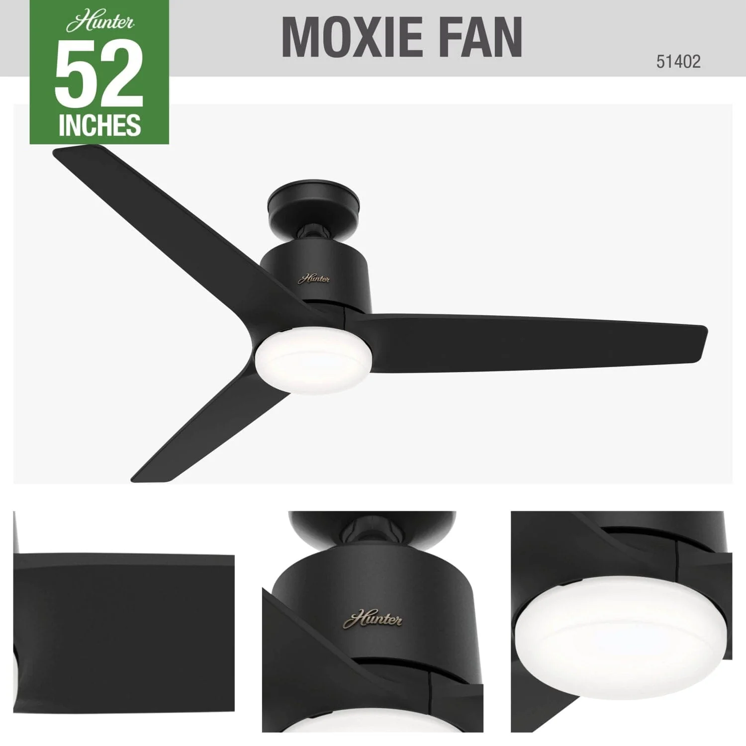 52 Inch Moxie with LED light-Smart 2 52 Inch Moxie with LED light-Smart