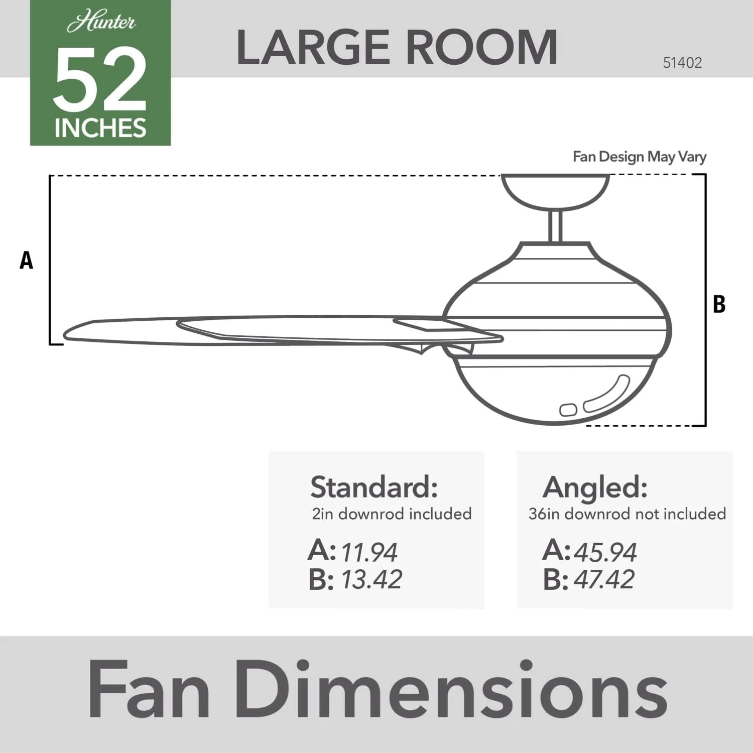 52 Inch Moxie with LED light-Smart 8 52 Inch Moxie with LED light-Smart