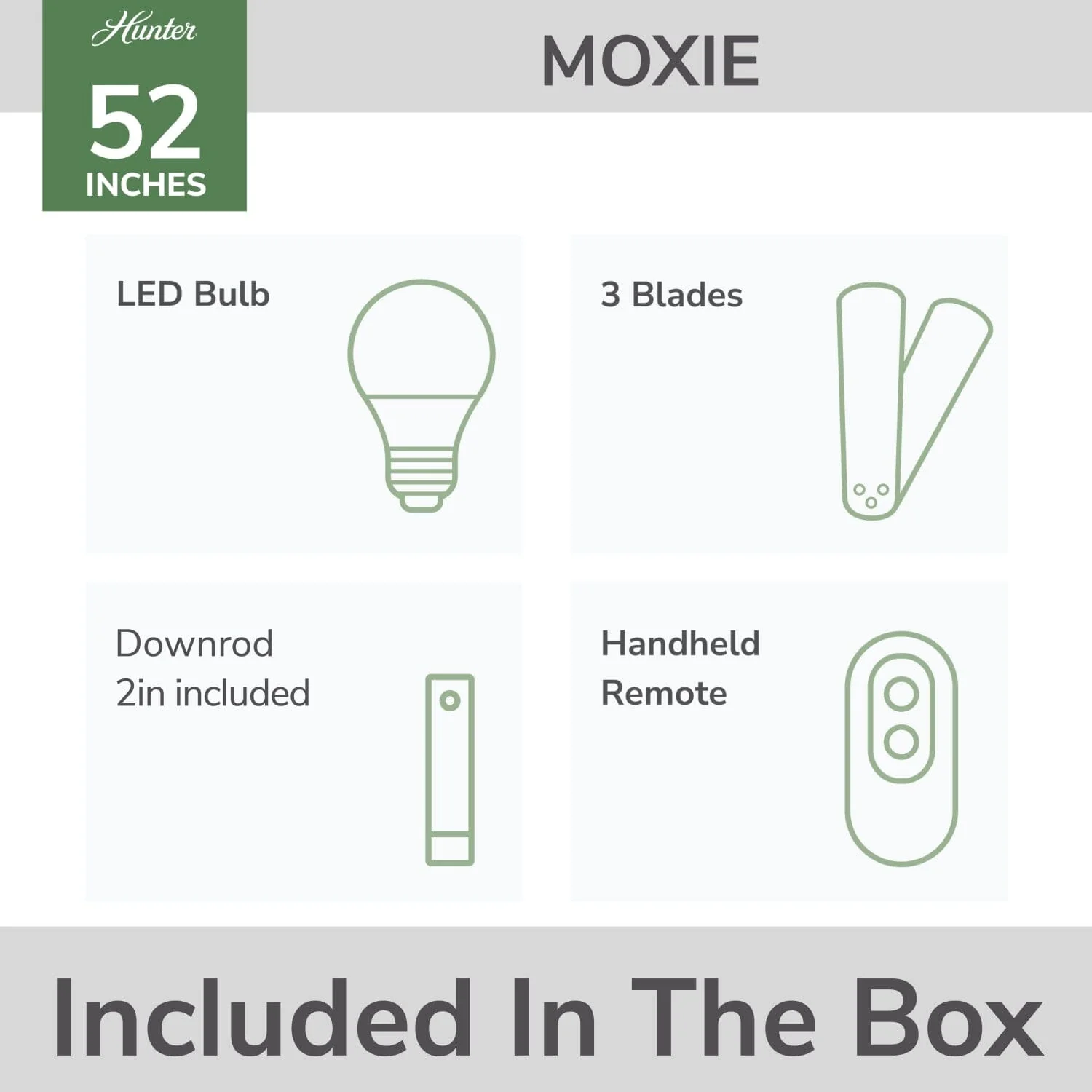 52 Inch Moxie with LED light-Smart 9 52 Inch Moxie with LED light-Smart