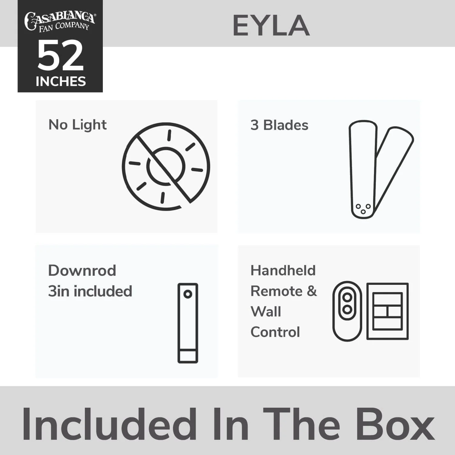 Eyla ENERGY STAR 52 inch with wall control and remote 10 Eyla ENERGY STAR 52 inch with wall control and remote