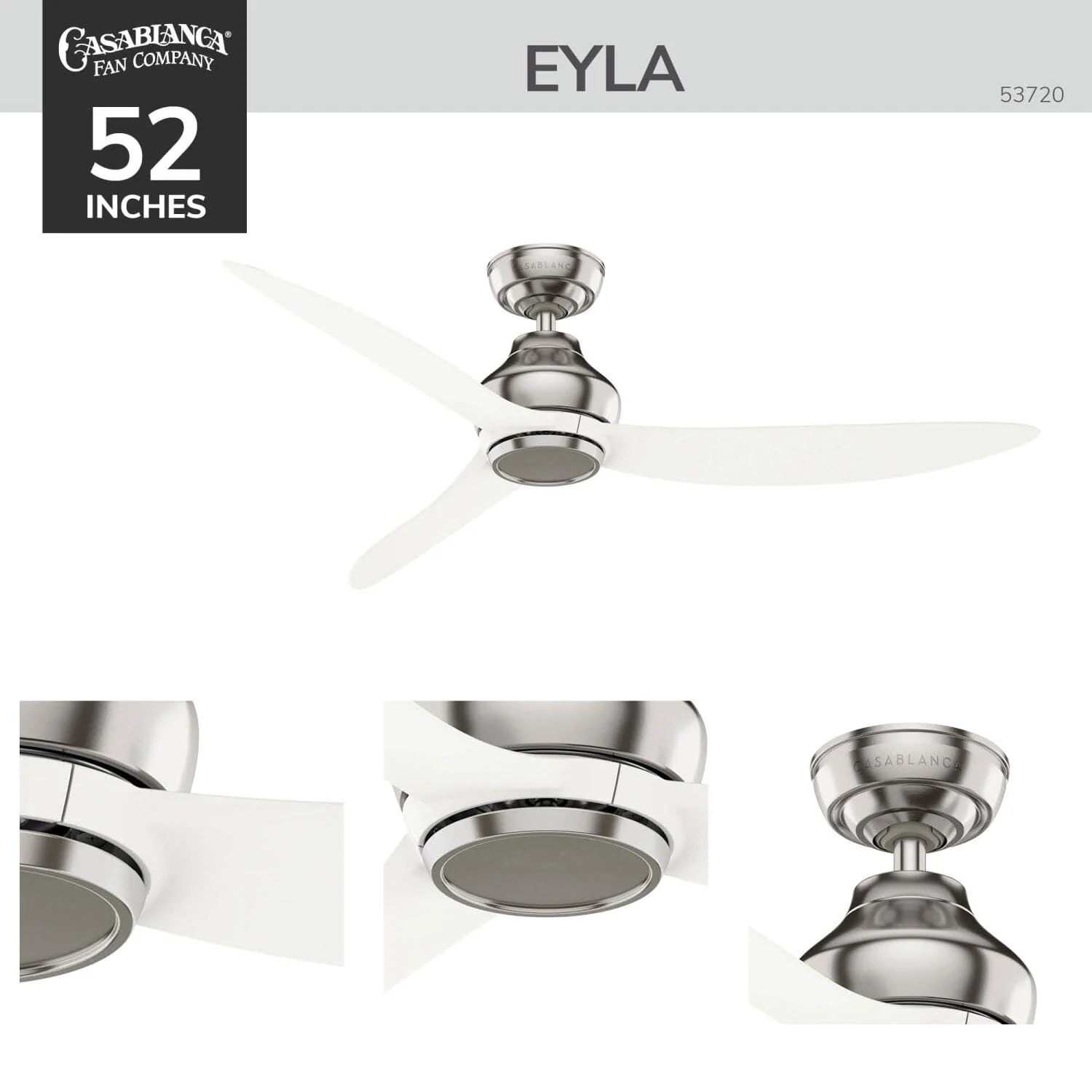 Eyla ENERGY STAR 52 inch with wall control and remote 2 Eyla ENERGY STAR 52 inch with wall control and remote