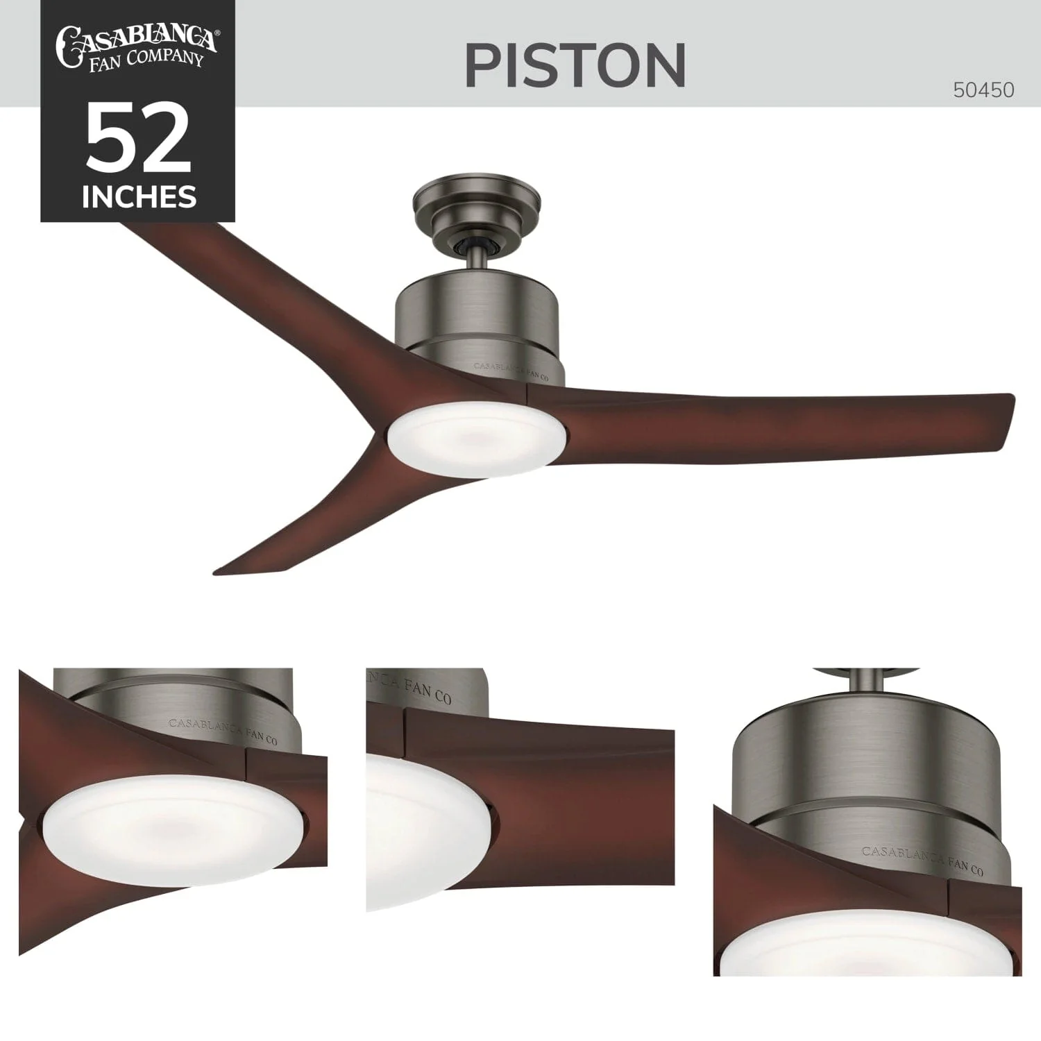 Piston Outdoor with LED Light 52 inch 3 Piston Outdoor with LED Light 52 inch